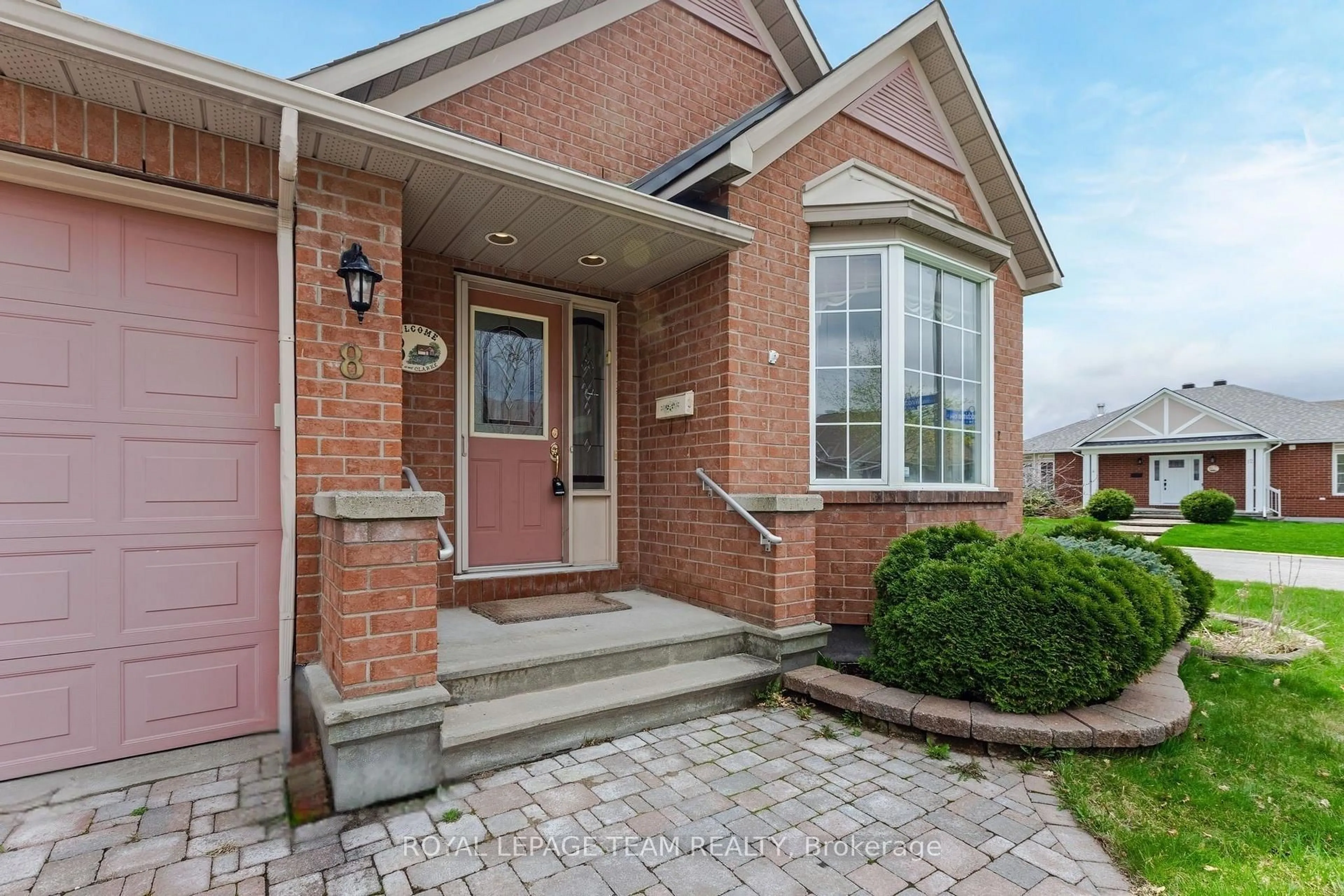 Home with brick exterior material, street for 8 Windchime Cres, Ottawa Ontario K2G 6J3
