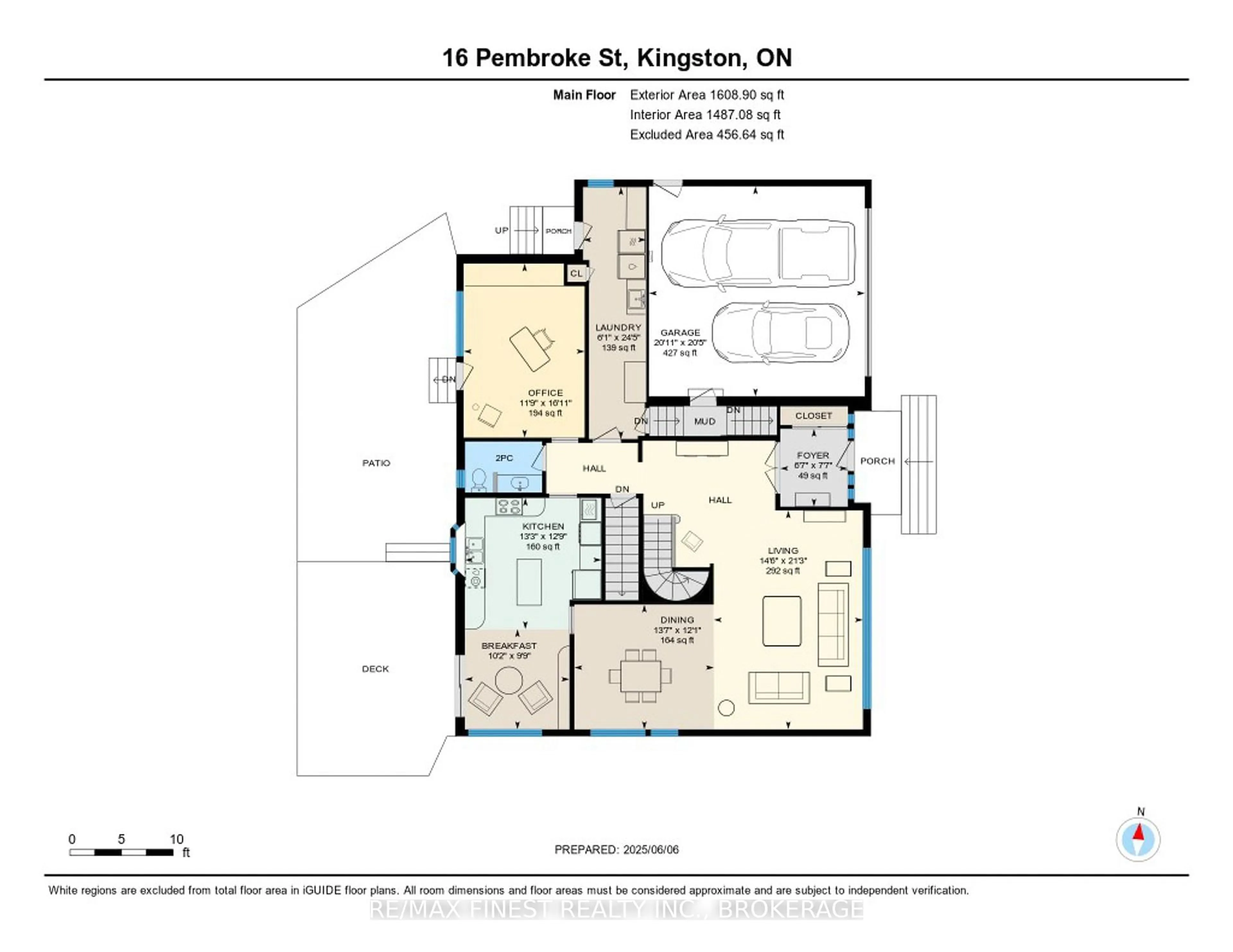 Floor plan for 16 Pembroke St, Kingston Ontario K7L 4N4