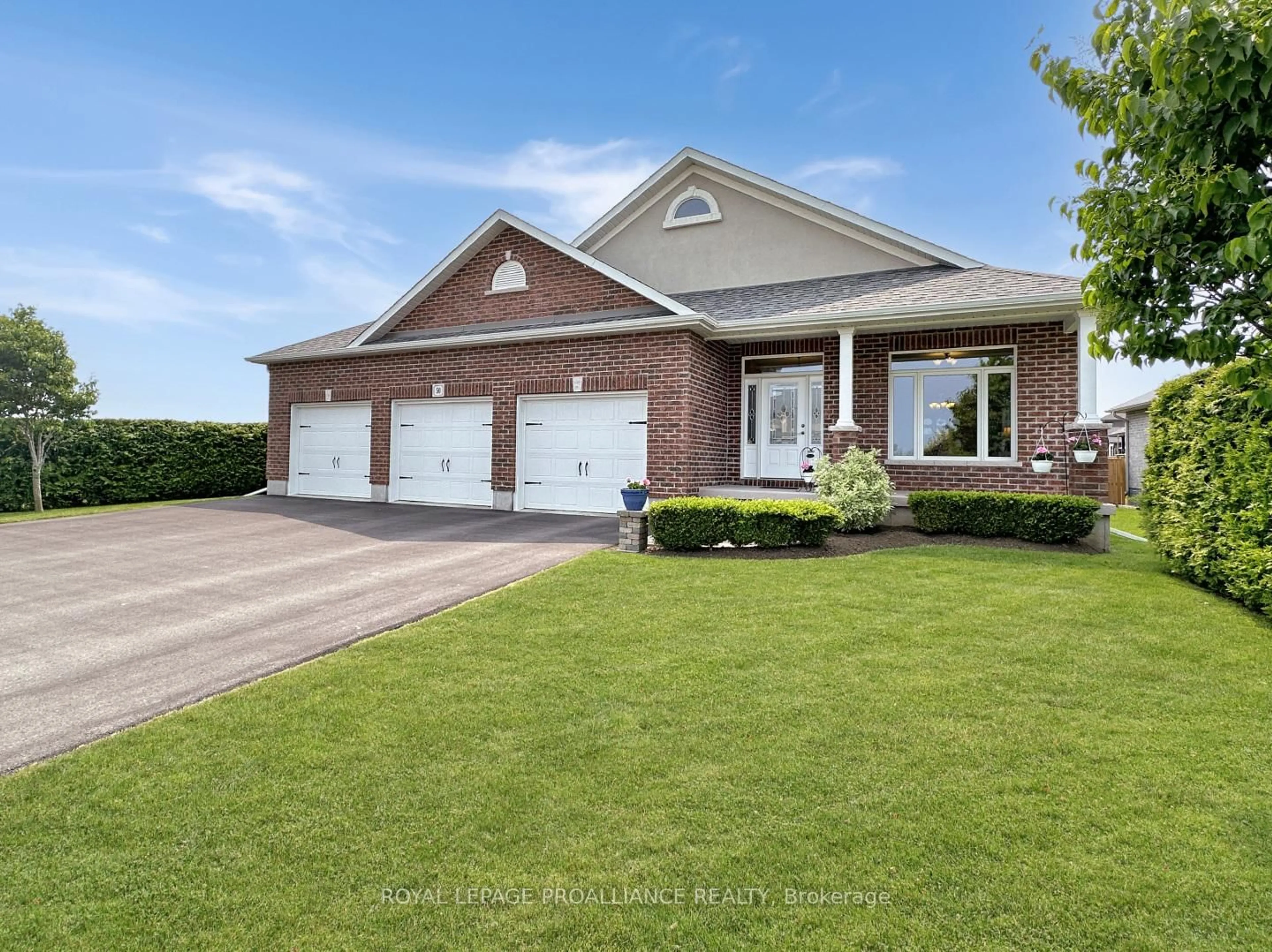 Home with brick exterior material, street for 50 Hampton Ridge Dr, Belleville Ontario K8N 0E5
