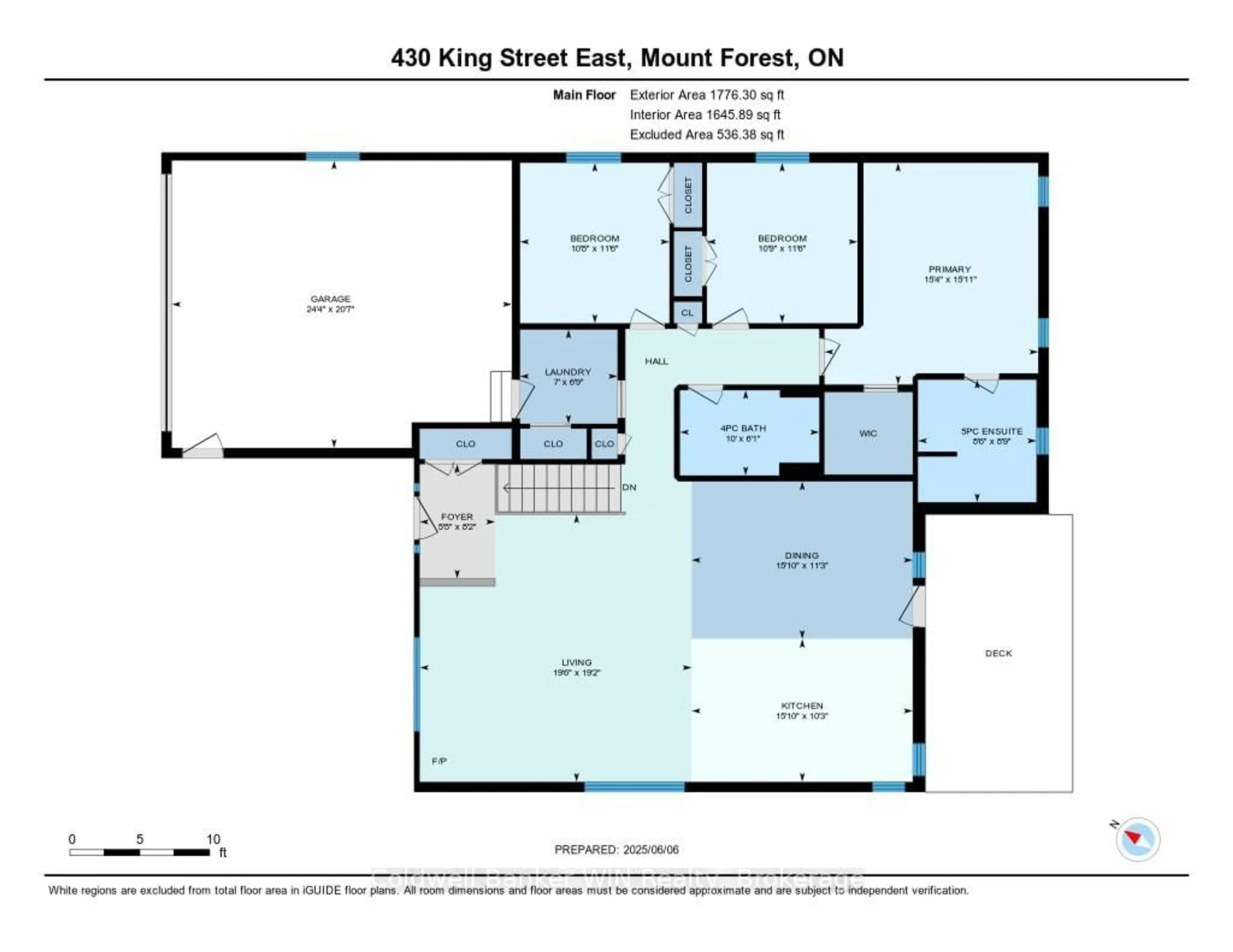 Floor plan for 430 King St, Wellington North Ontario N0G 2L2