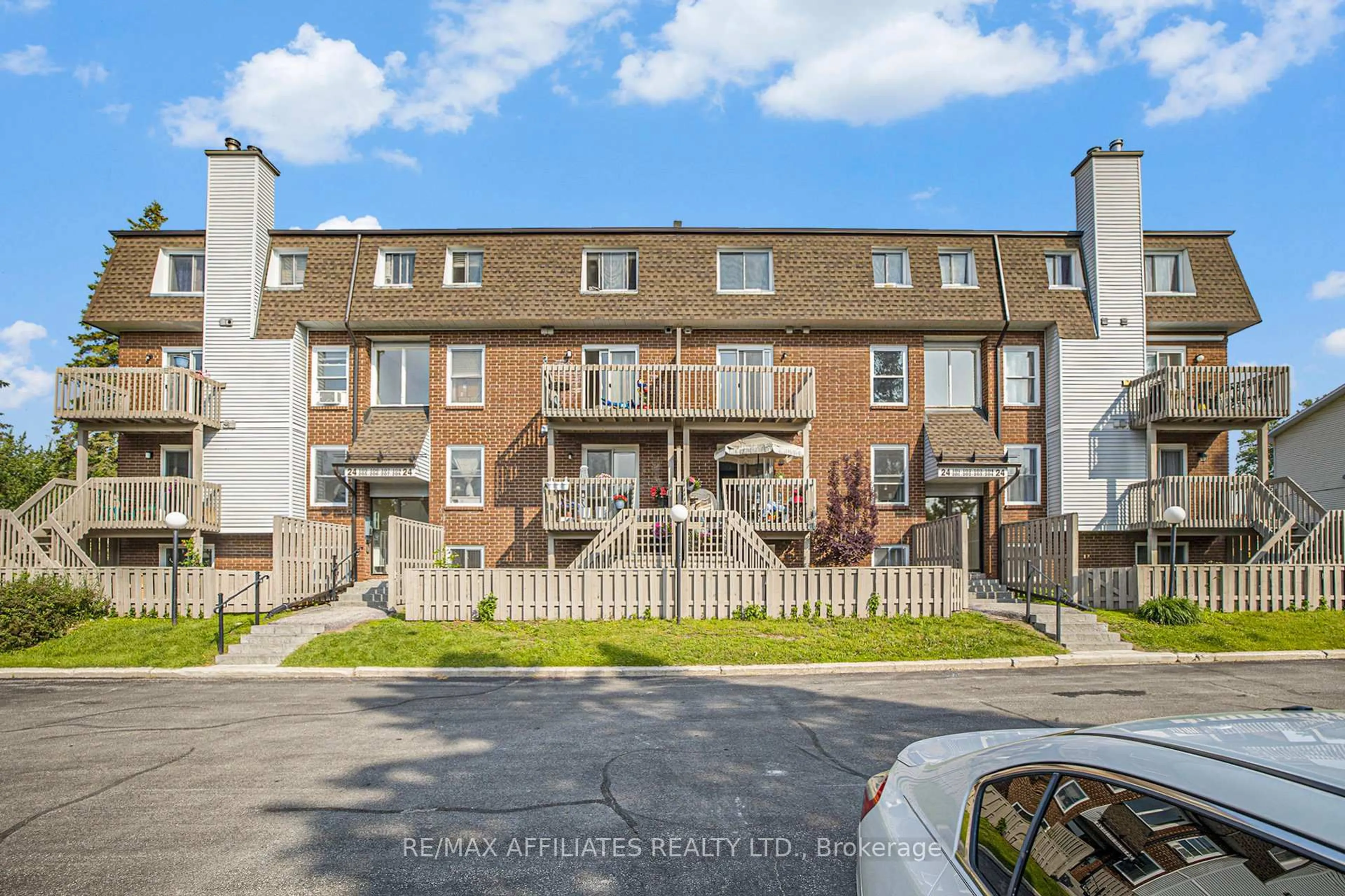A pic from outside/outdoor area/front of a property/back of a property/a pic from drone, street for 24 Townline Rd #108, Carleton Place Ontario K7C 4B6