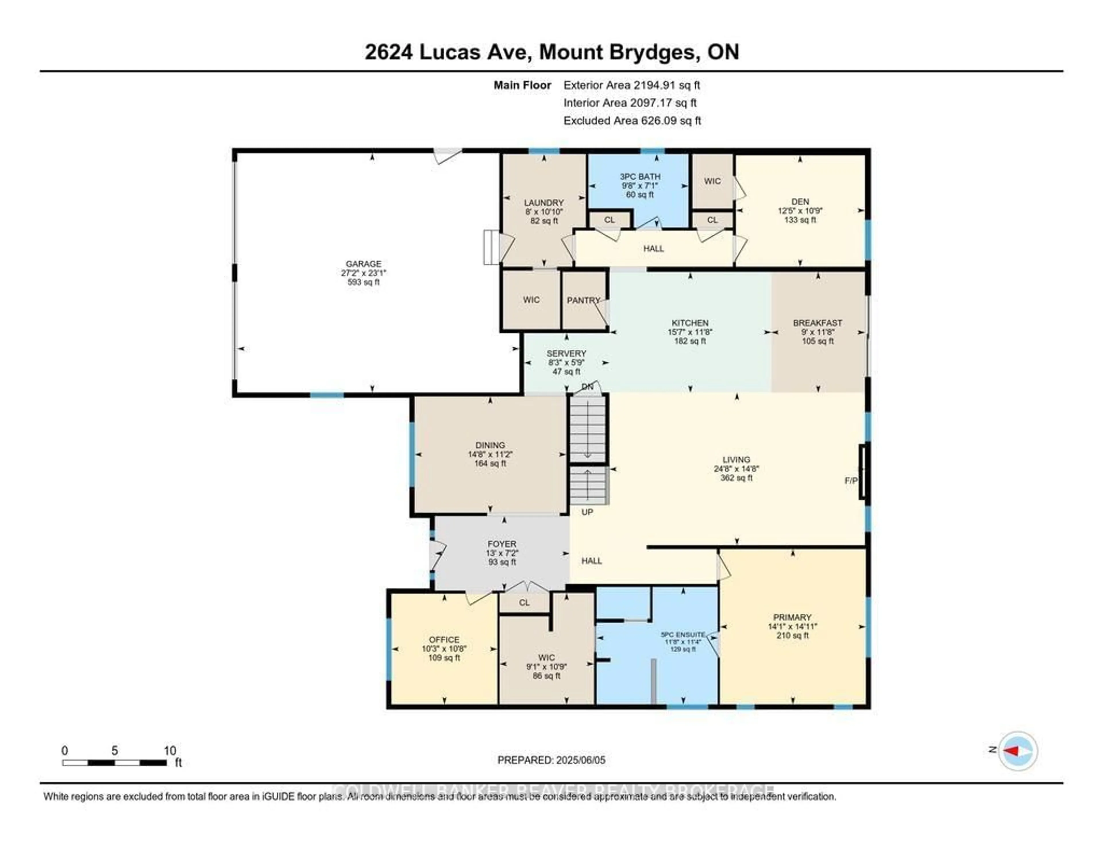 Floor plan for 2624 Lucas Ave, Strathroy-Caradoc Ontario N0L 1W0