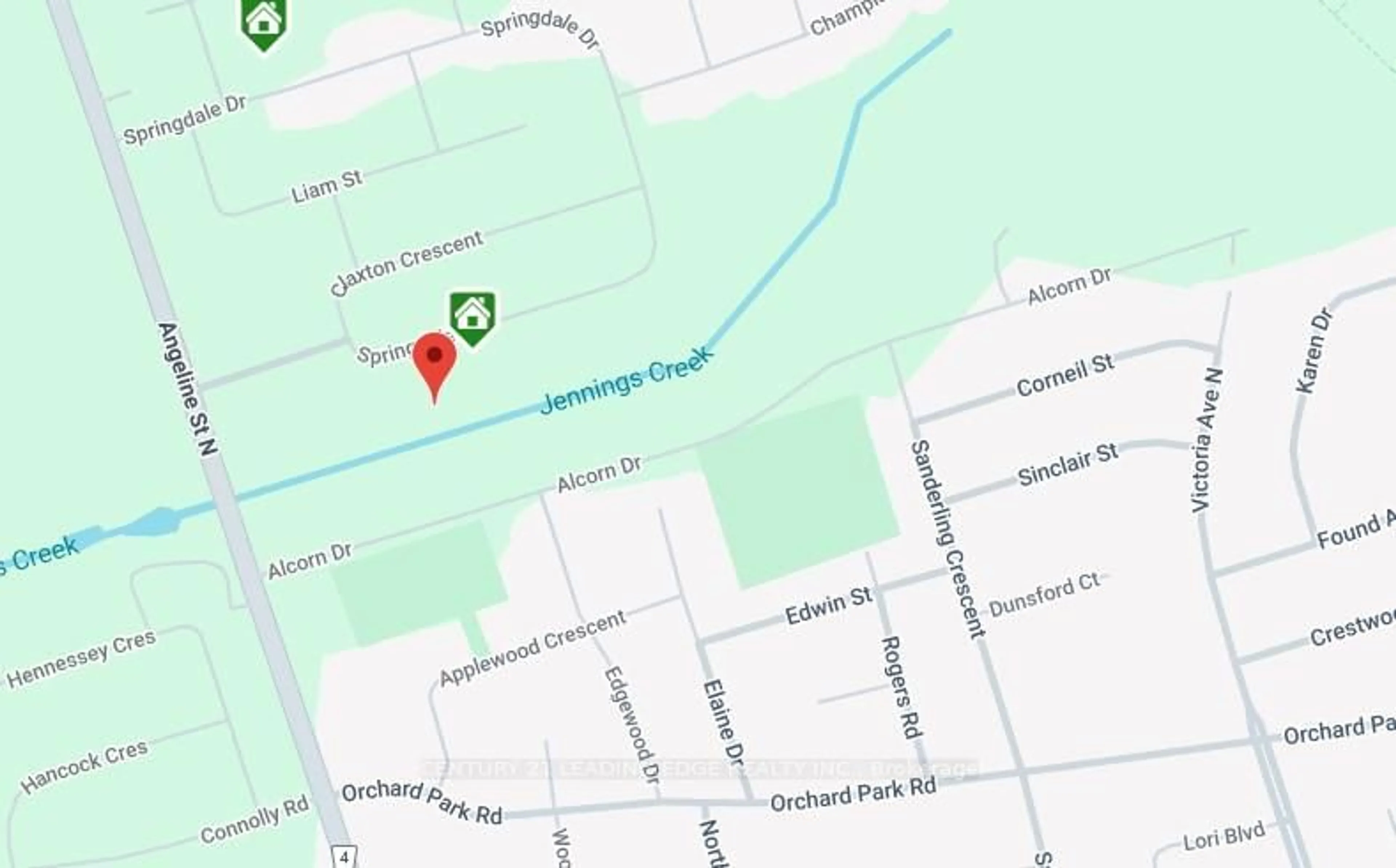 Picture of a map for 147 Springdale Dr, Kawartha Lakes Ontario K9V 0H9