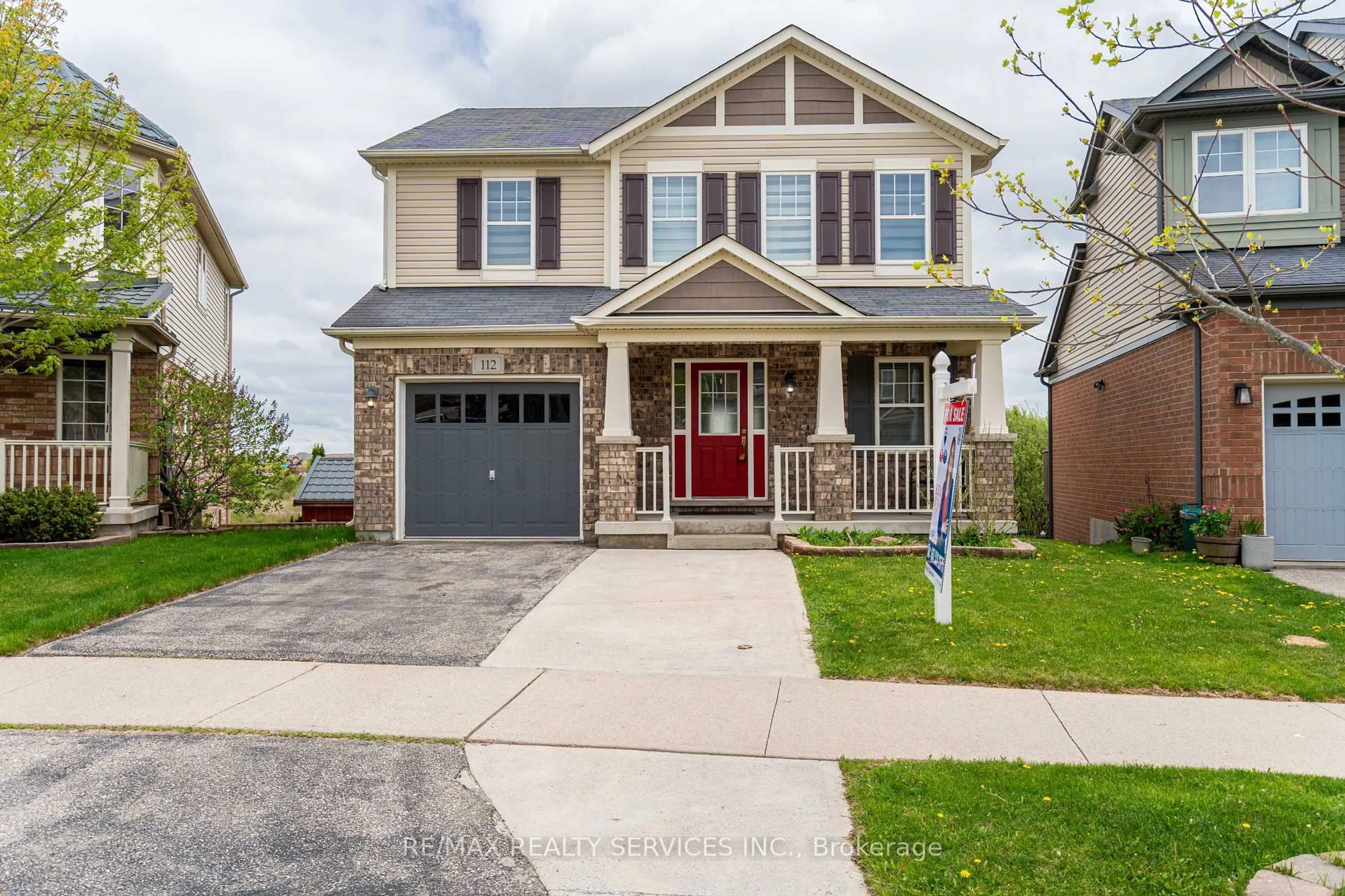 Home with brick exterior material, street for 112 Fletcher Circ, Cambridge Ontario N3C 0B6