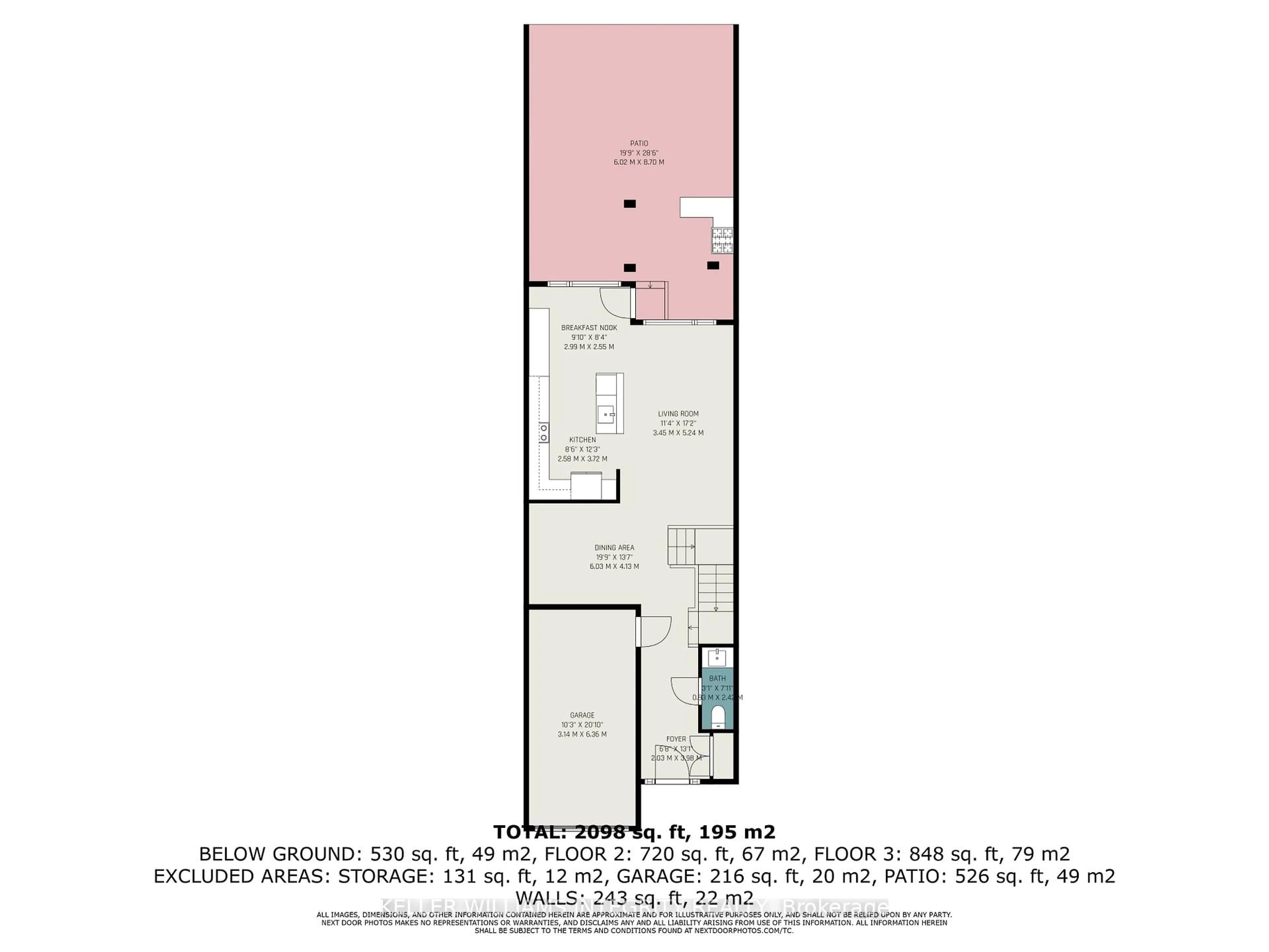 Floor plan for 658 Putney Cres, Ottawa Ontario K2S 2N7