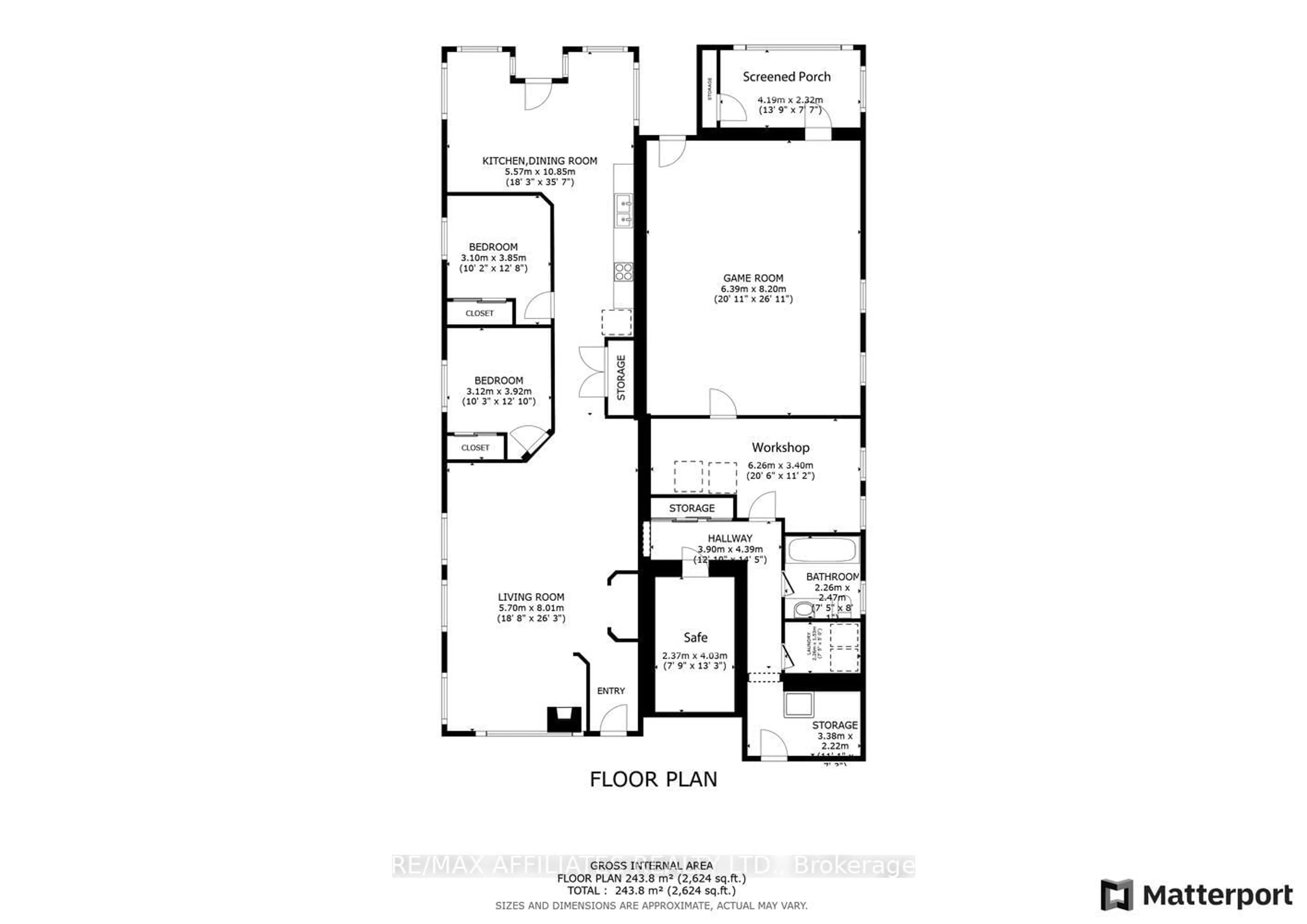 Floor plan for 45 George St, Lanark Ontario K0G 1K0