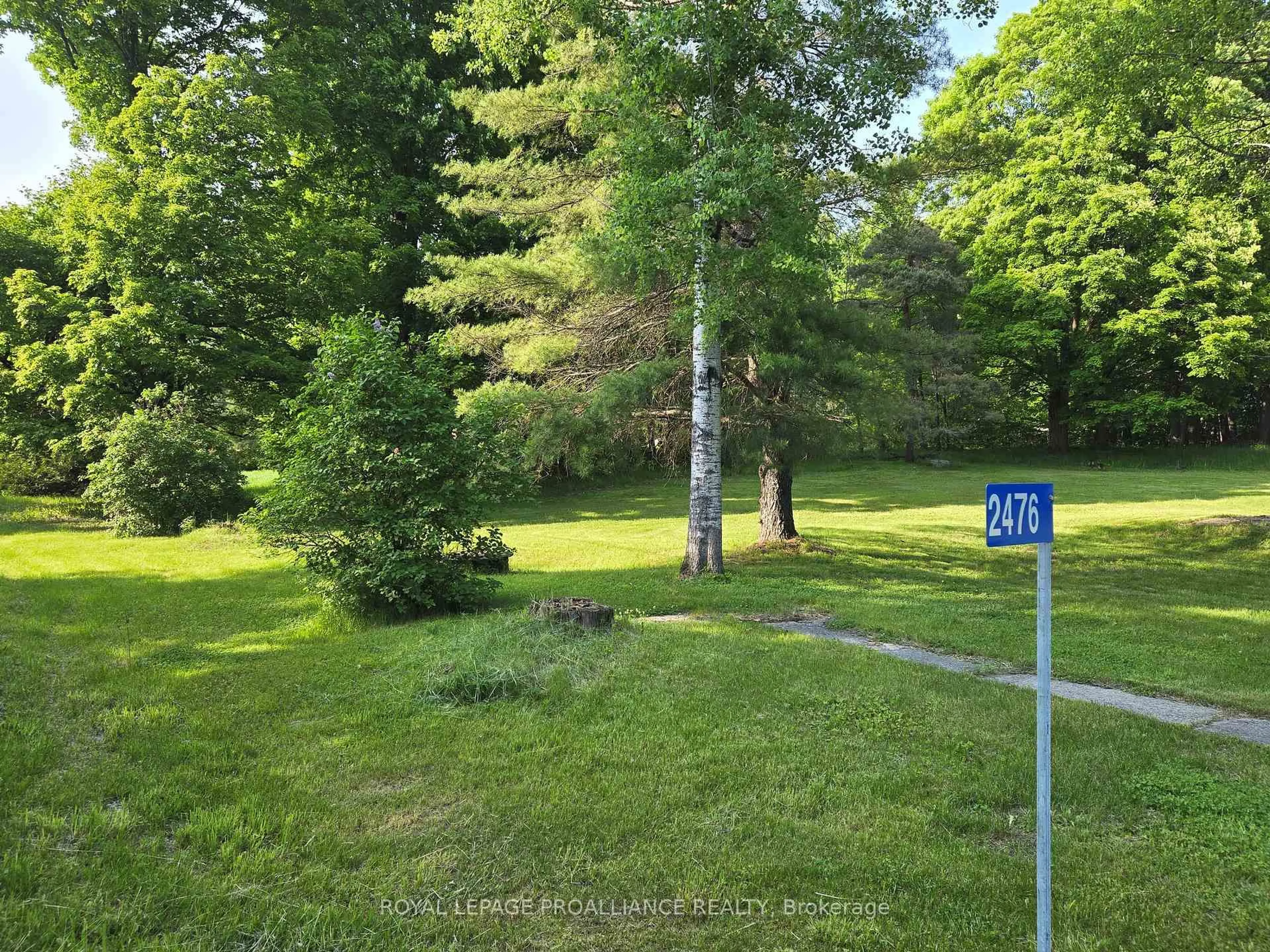 A pic from outside/outdoor area/front of a property/back of a property/a pic from drone, forest/trees view for 2476 Henderson Rd, Arden Ontario K0H 1B0