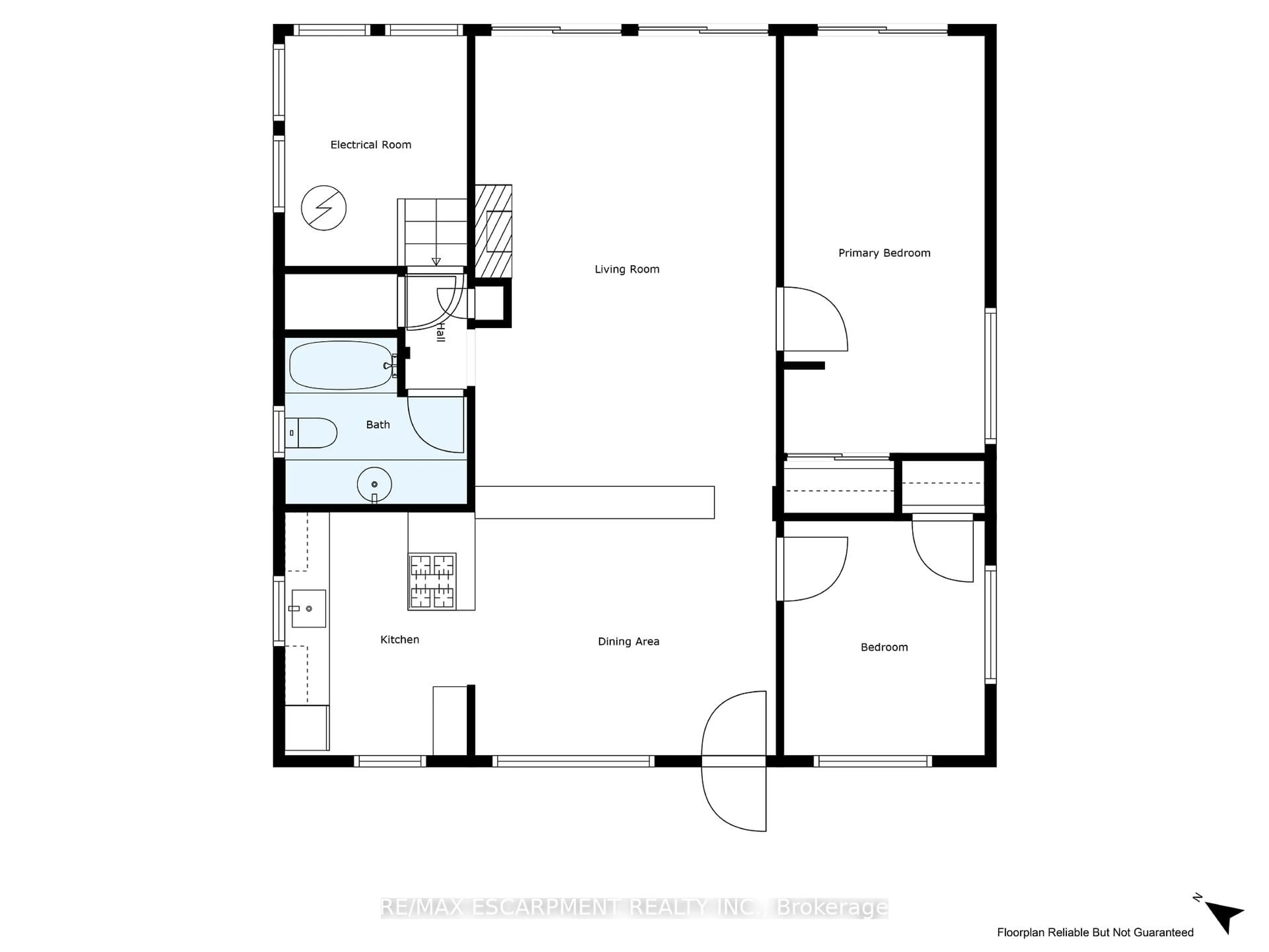Floor plan for 115 Beach Blvd, Hamilton Ontario L8H 6V8