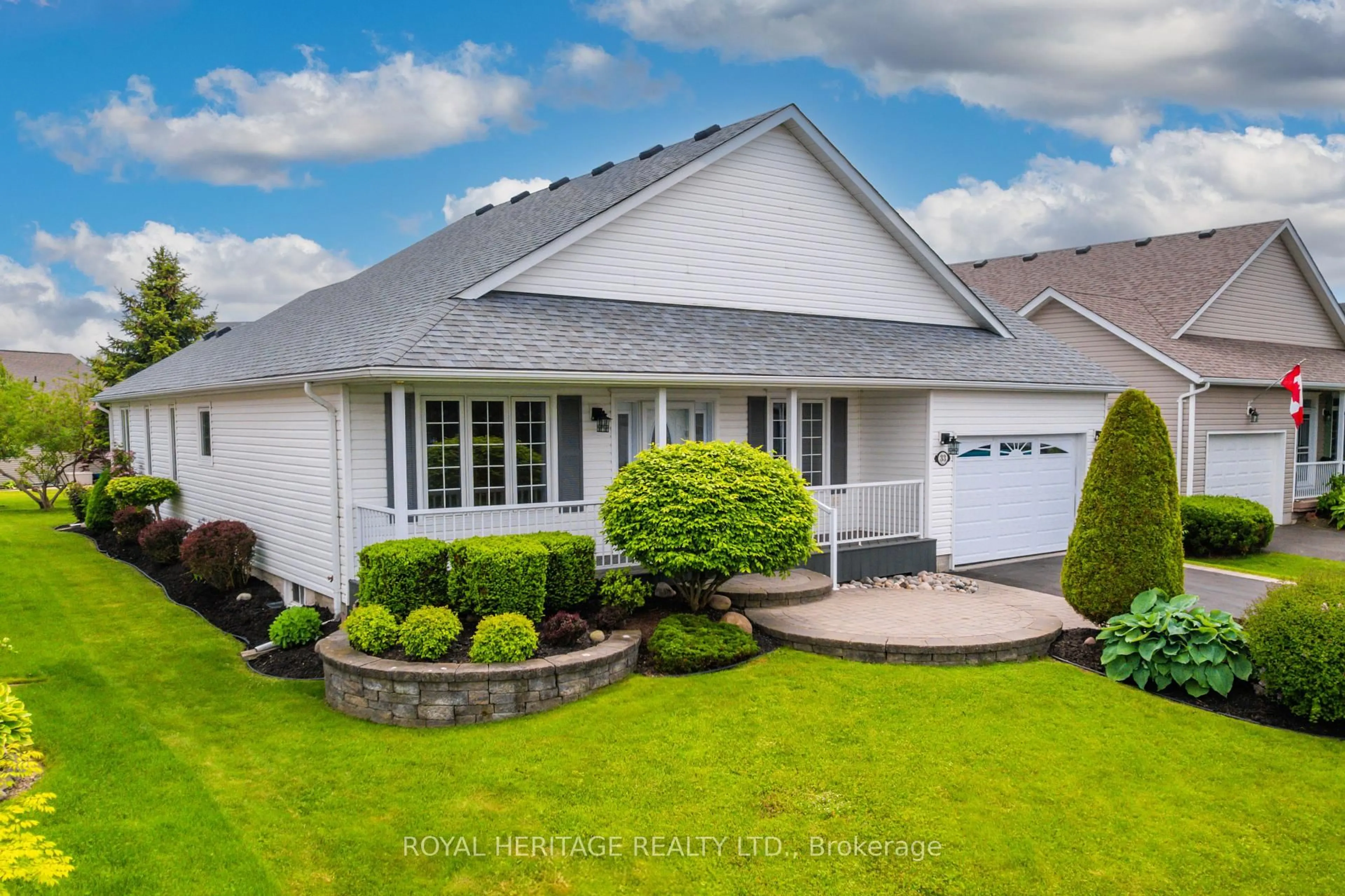 Home with vinyl exterior material, street for 33 Shewman Rd, Brighton Ontario K0K 1H0