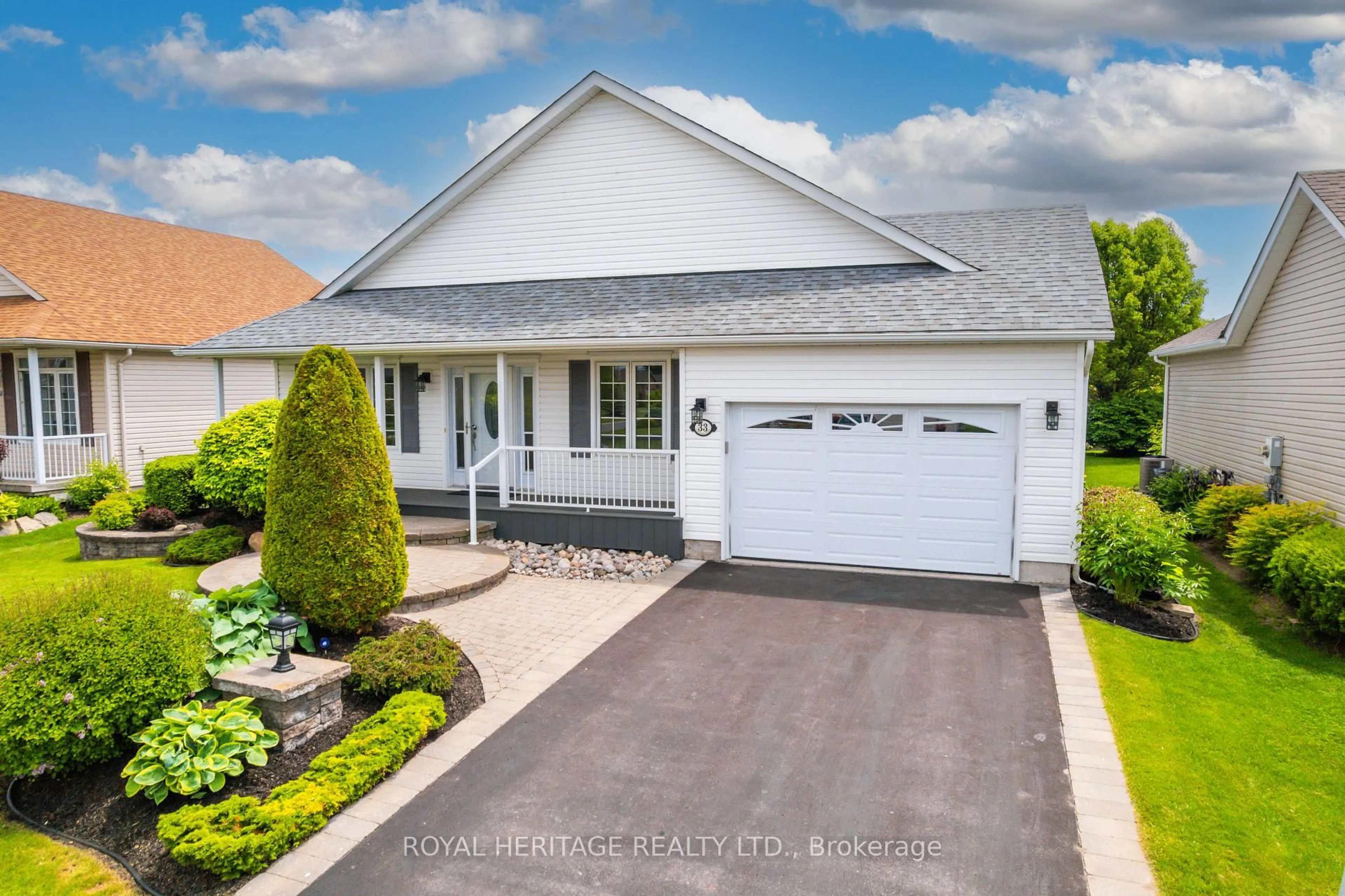 Home with vinyl exterior material, street for 33 Shewman Rd, Brighton Ontario K0K 1H0