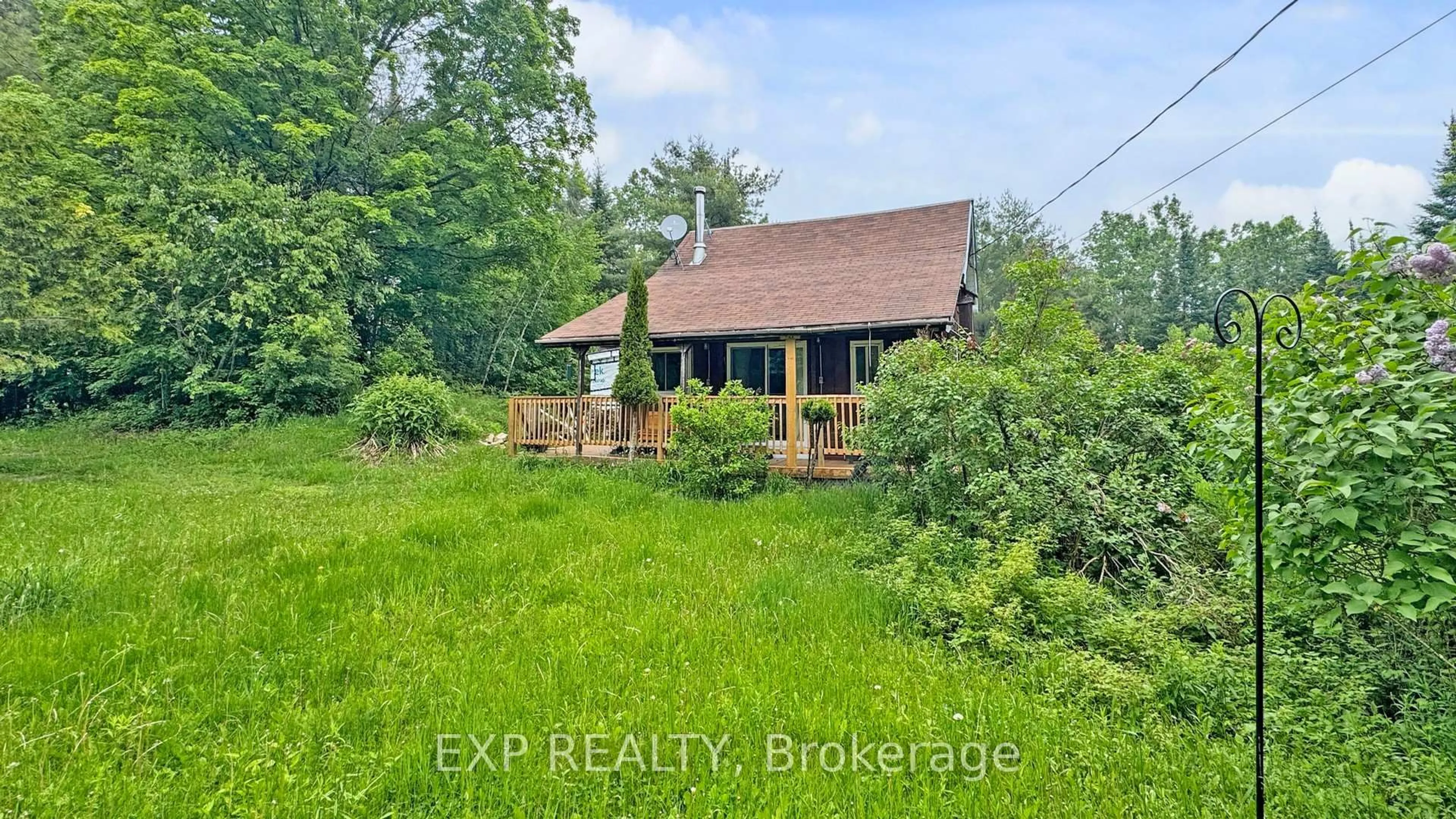 A pic from outside/outdoor area/front of a property/back of a property/a pic from drone, building for 2808 Gelert Rd, Minden Hills Ontario K0M 2K0