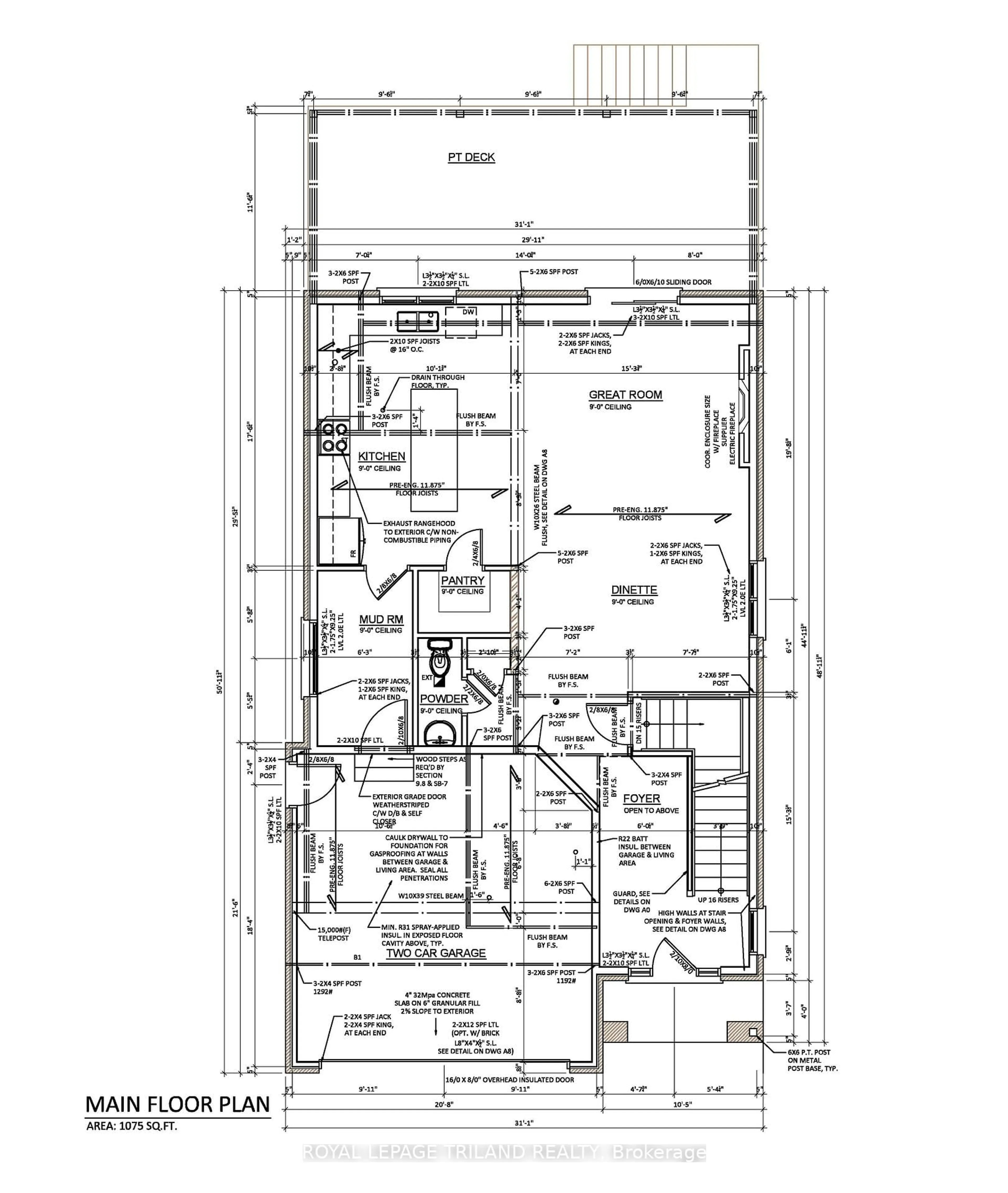 Floor plan for 87 Benner Blvd, Middlesex Centre Ontario N0L 1R0