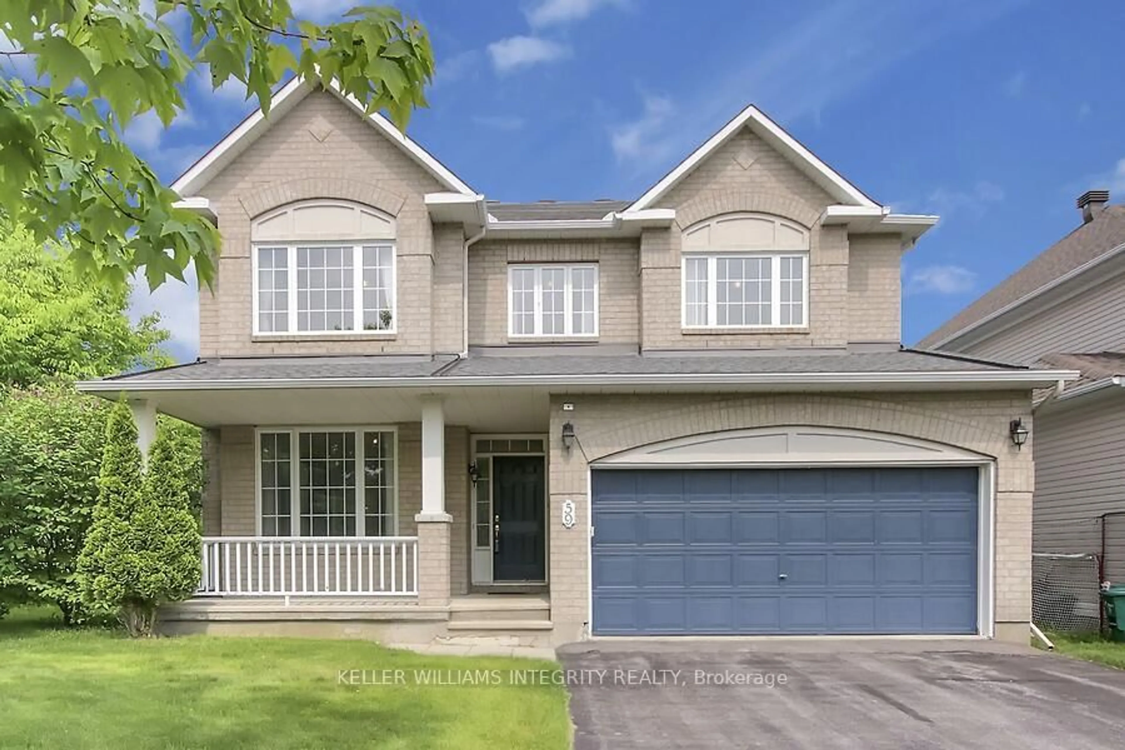 Home with vinyl exterior material, street for 59 Sawyer Way, Ottawa Ontario K2M 2X3