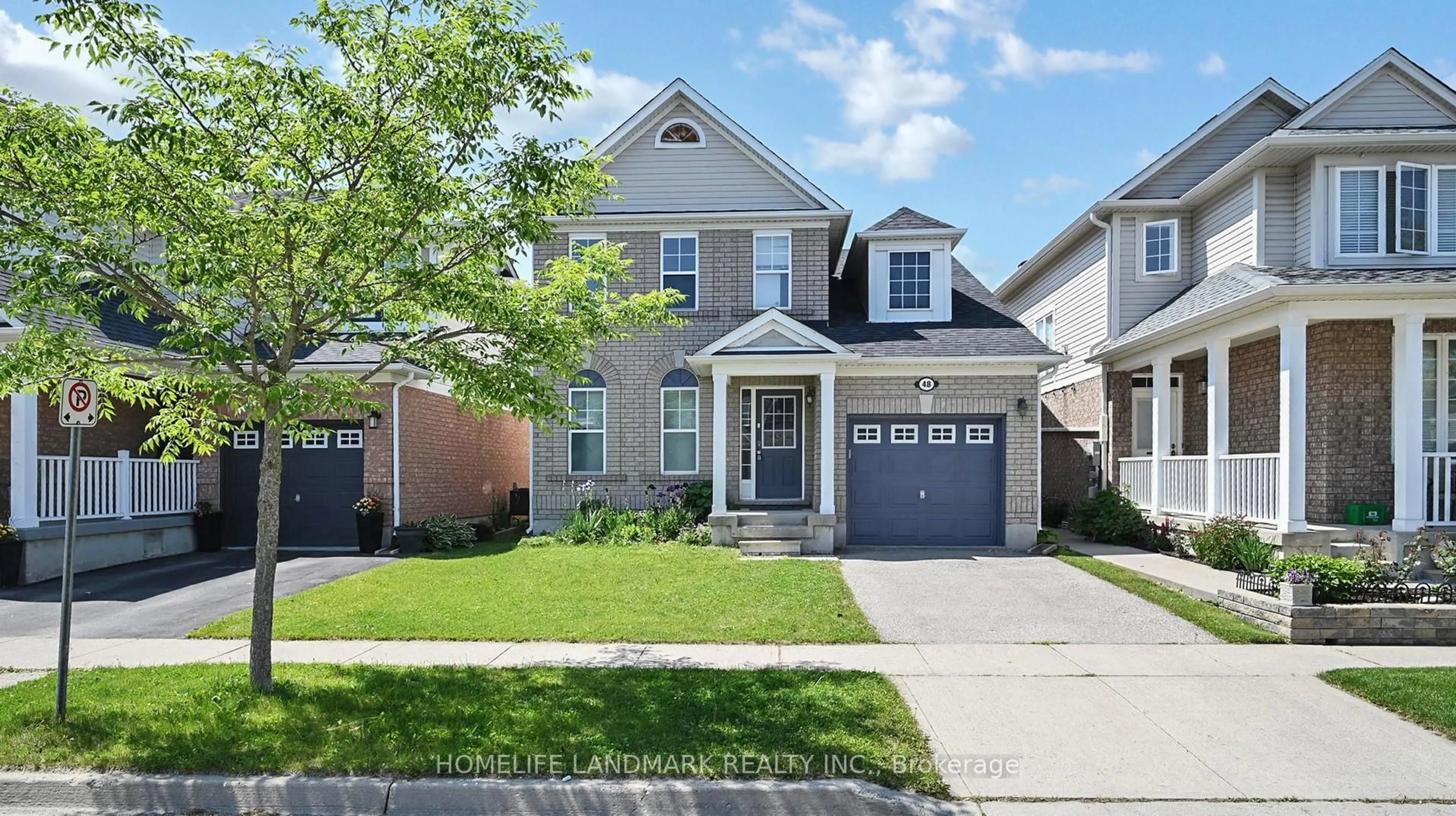 Home with brick exterior material, street for 48 Redstart Dr, Cambridge Ontario N1T 2G6