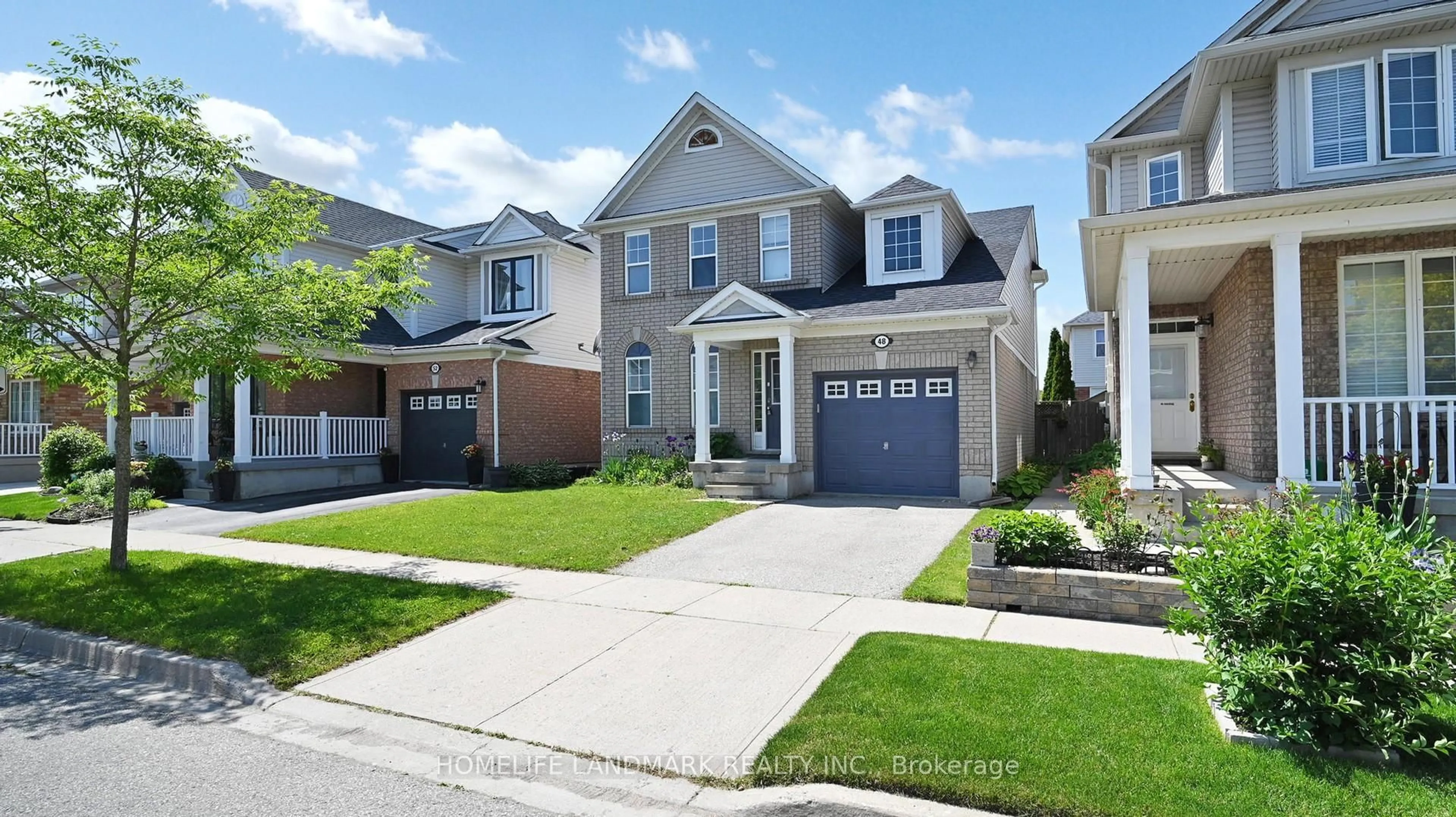 Home with brick exterior material, street for 48 Redstart Dr, Cambridge Ontario N1T 2G6