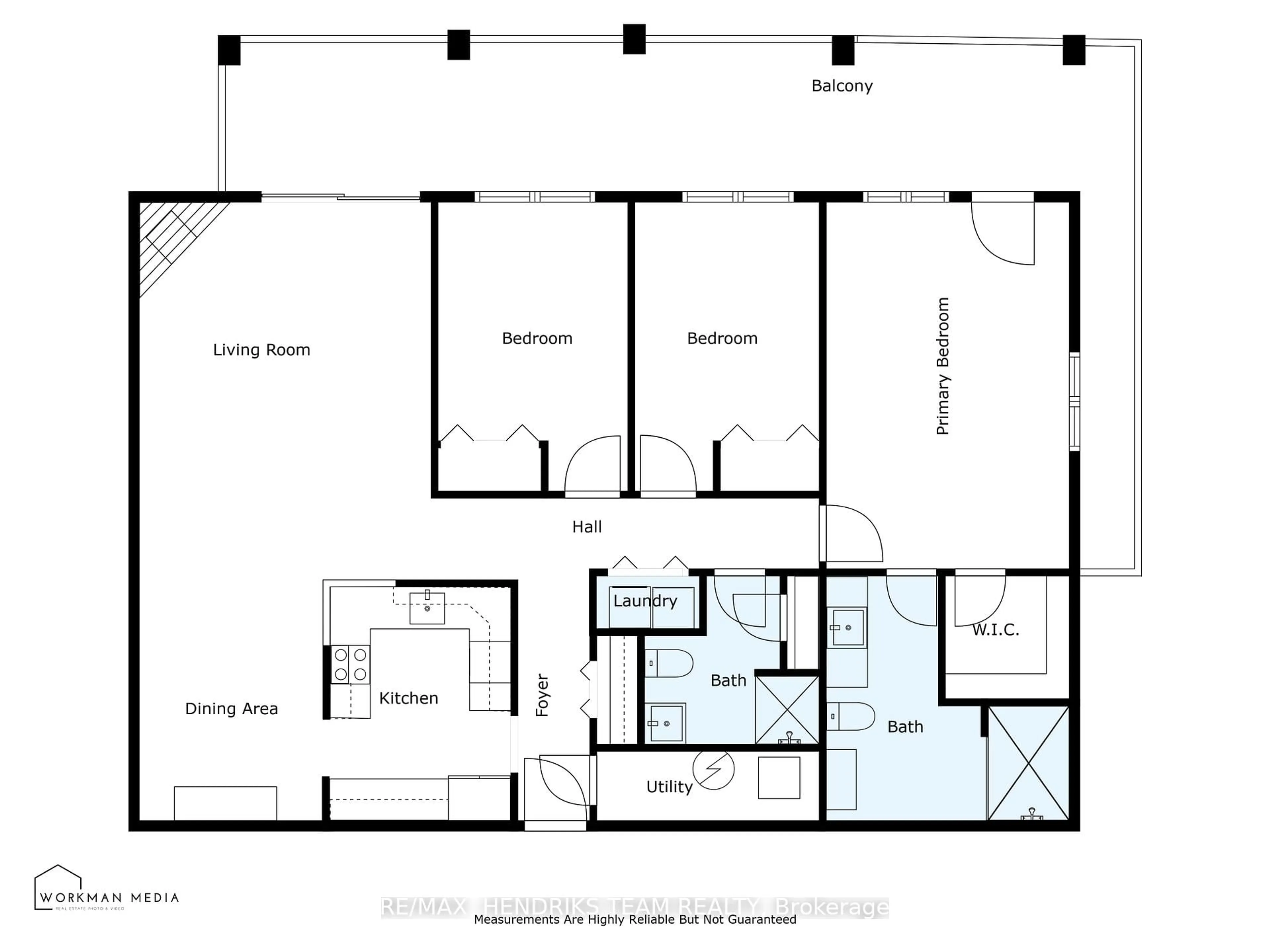 Floor plan for 70 Main St #203, St. Catharines Ontario L2N 4T9