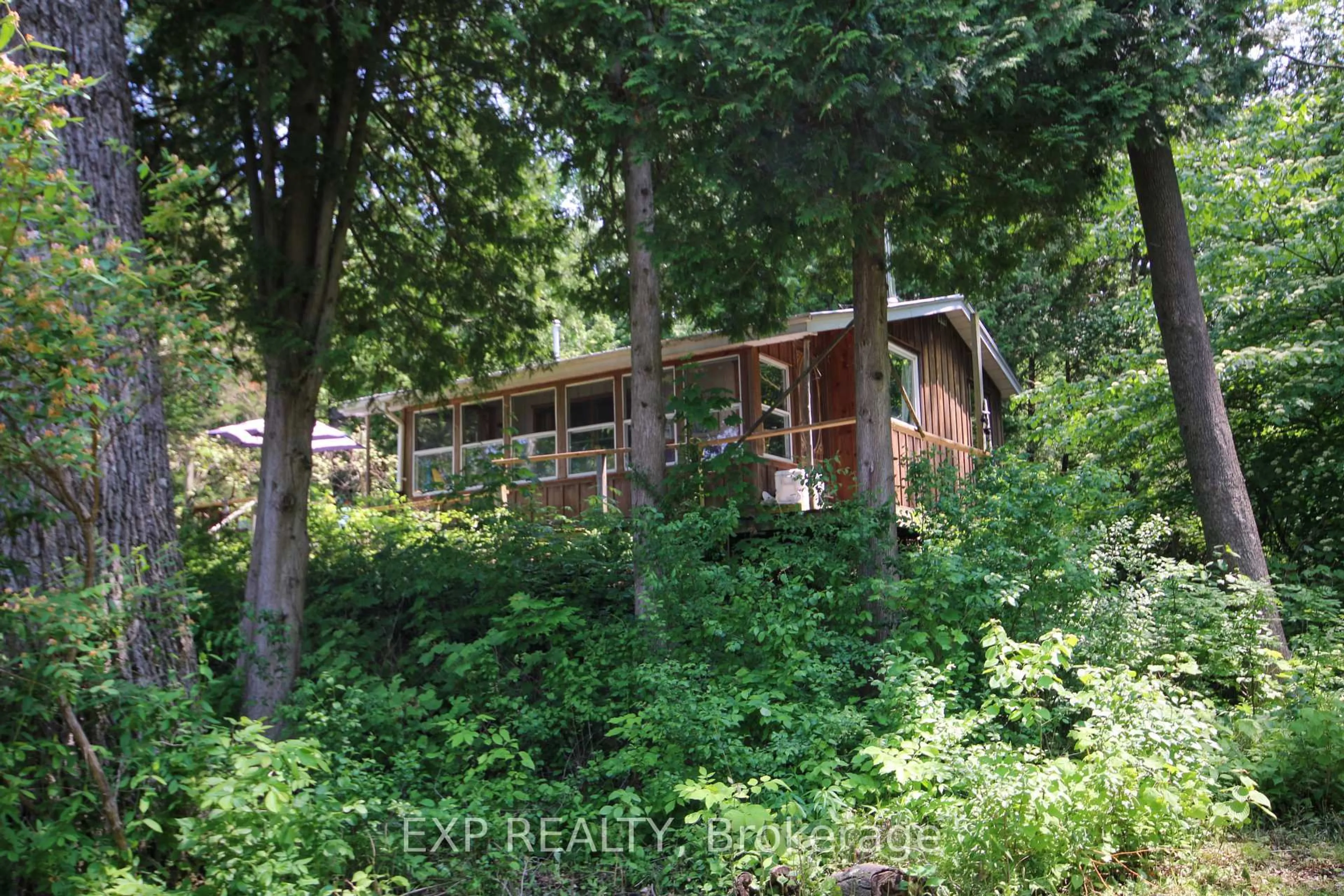 A pic from outside/outdoor area/front of a property/back of a property/a pic from drone, forest/trees view for 1119 County Rd 7 Rd, Prince Edward County Ontario K0K 2T0