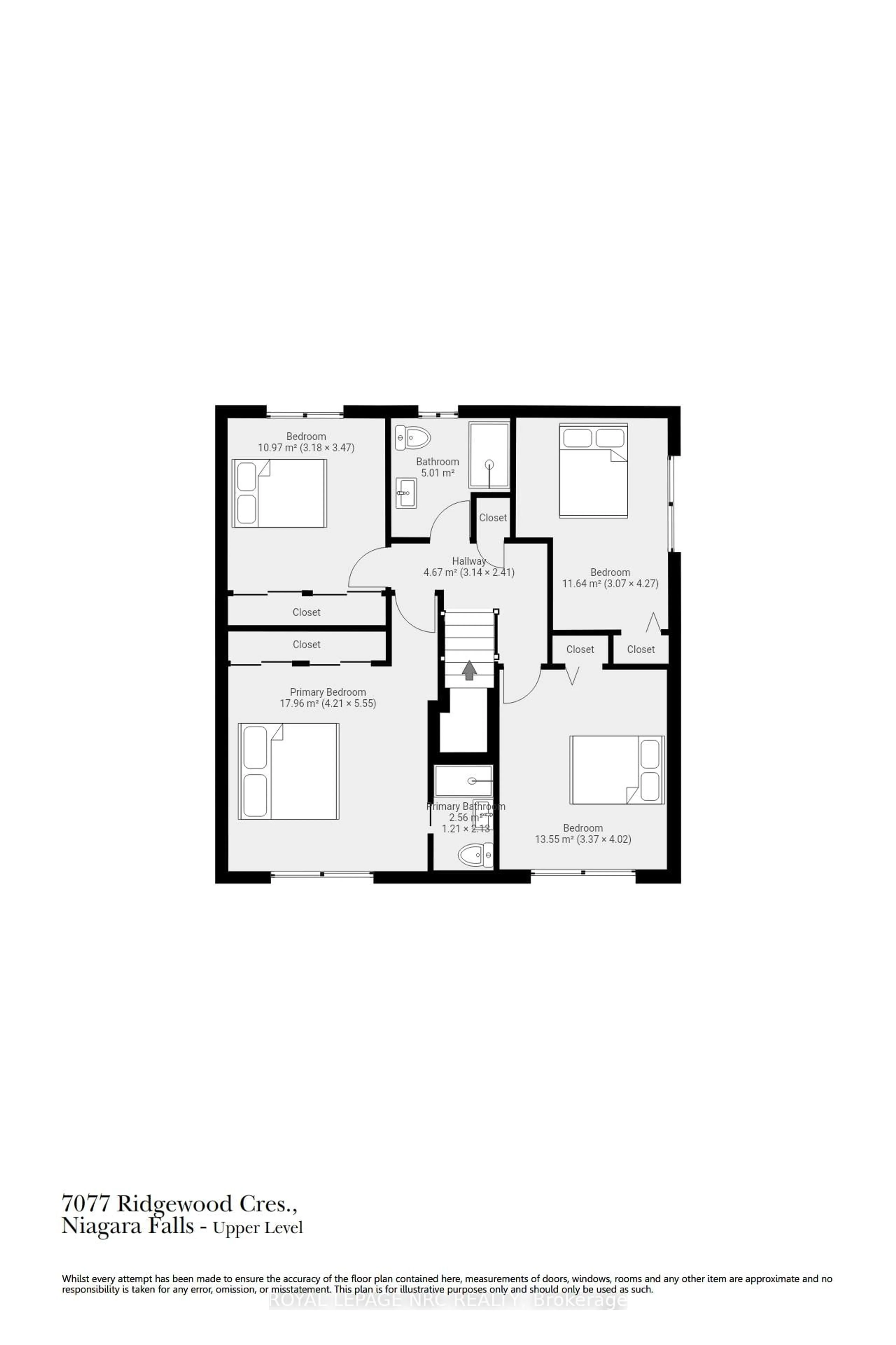 Floor plan for 7077 Ridgewood Cres, Niagara Falls Ontario L2J 2C2