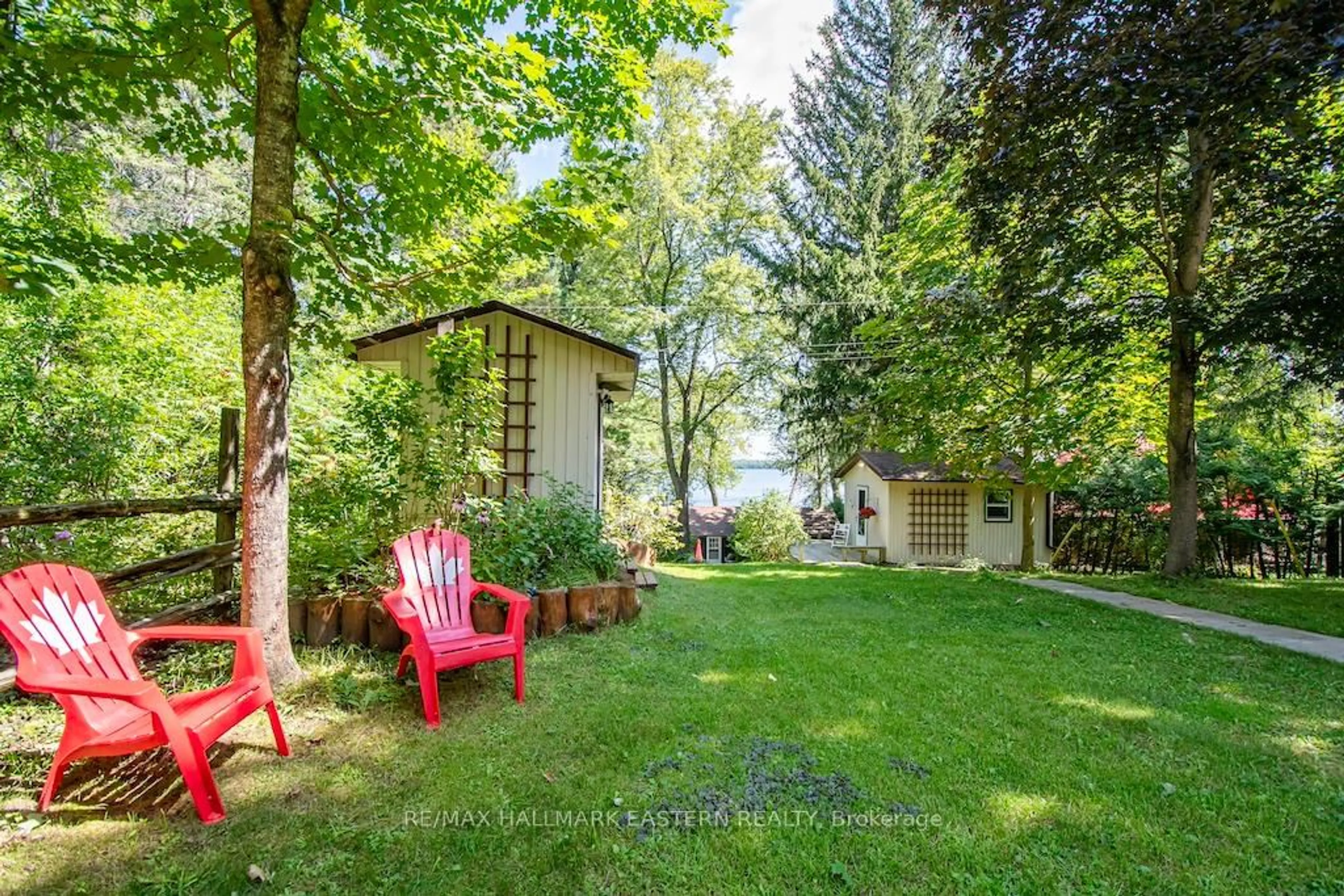 Patio, water/lake/river/ocean view for 26 Manitou Lane, Trent Lakes Ontario K0M 1A0