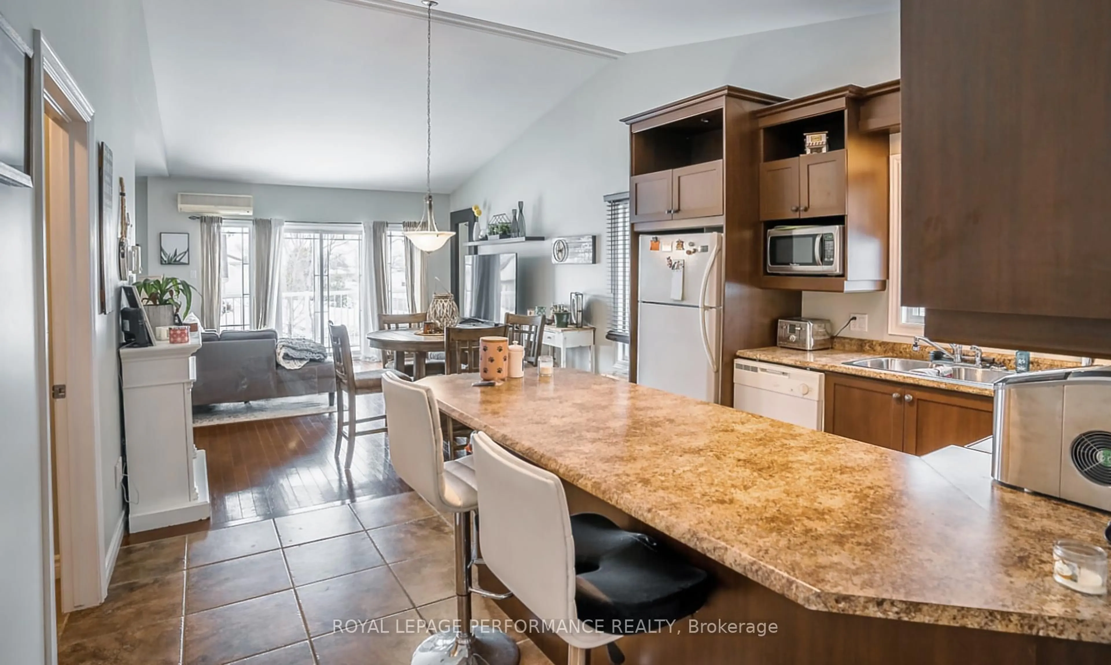 Open concept kitchen, ceramic/tile floor for 20 Valain St #5, Alfred and Plantagenet Ontario K0B 1A0