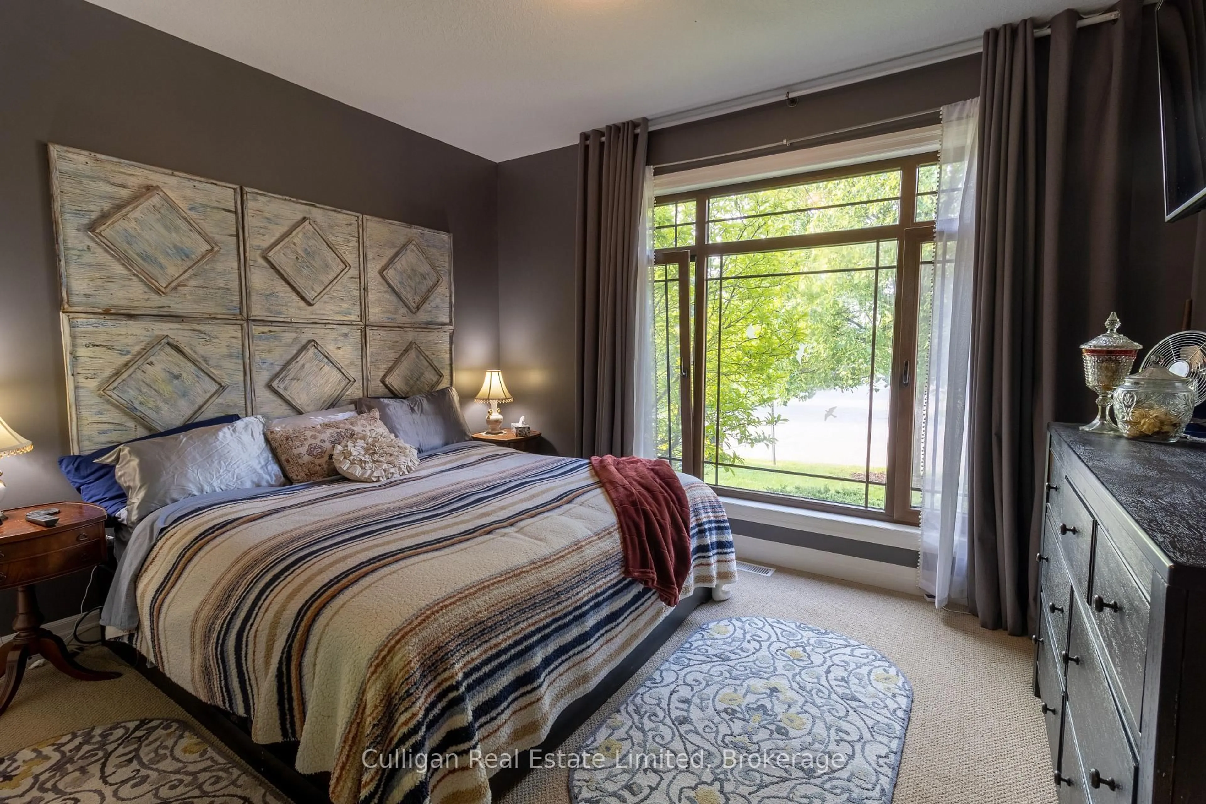 Bedroom with bed, carpet floor for 181 Skyline Ave #47, London North Ontario N5X 0B2