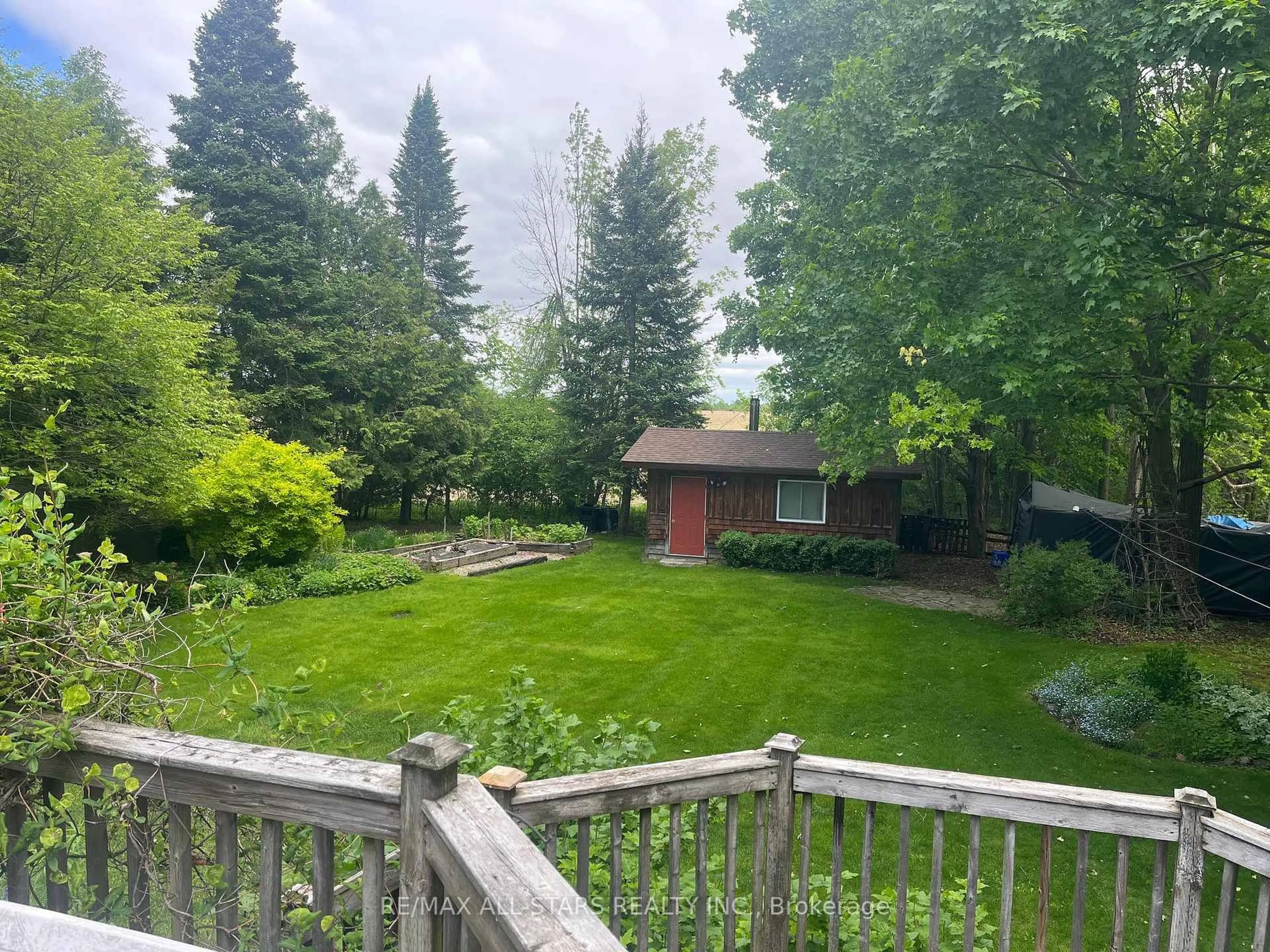 A pic from outside/outdoor area/front of a property/back of a property/a pic from drone, forest/trees view for 690 Post Rd, Kawartha Lakes Ontario K0L 2X0