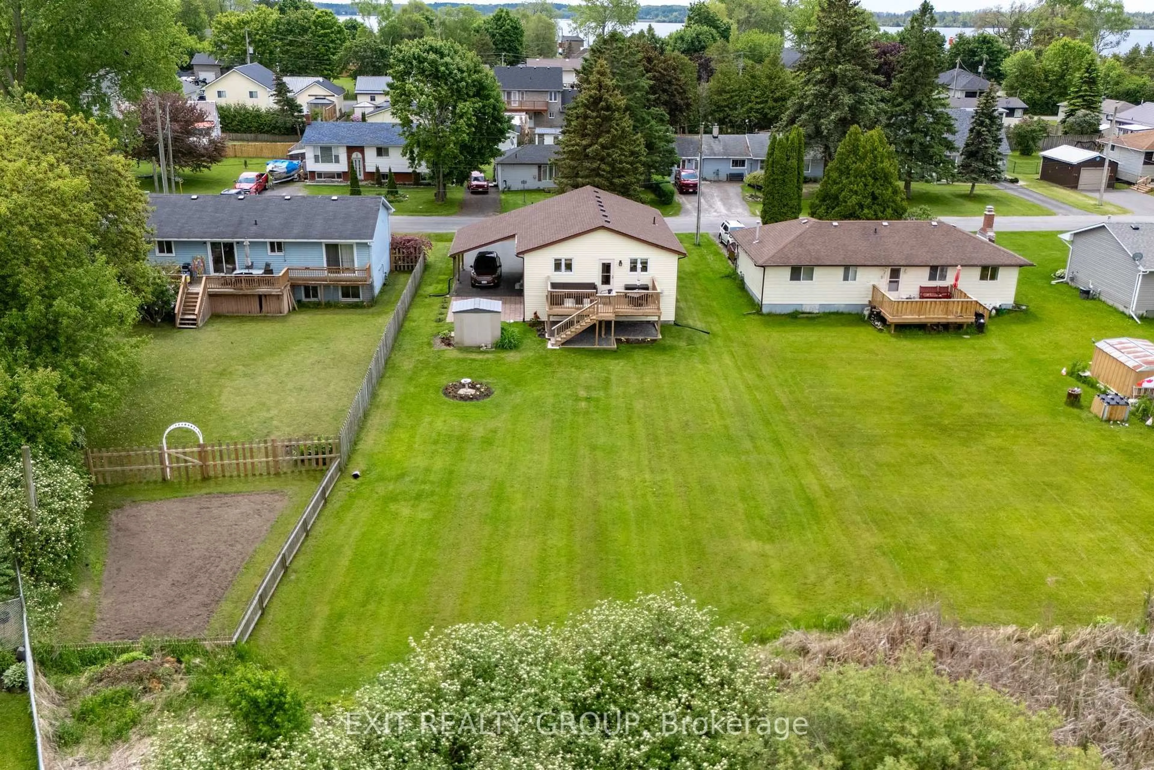 A pic from outside/outdoor area/front of a property/back of a property/a pic from drone, water/lake/river/ocean view for 16 Queen St, Brighton Ontario K0K 1H0