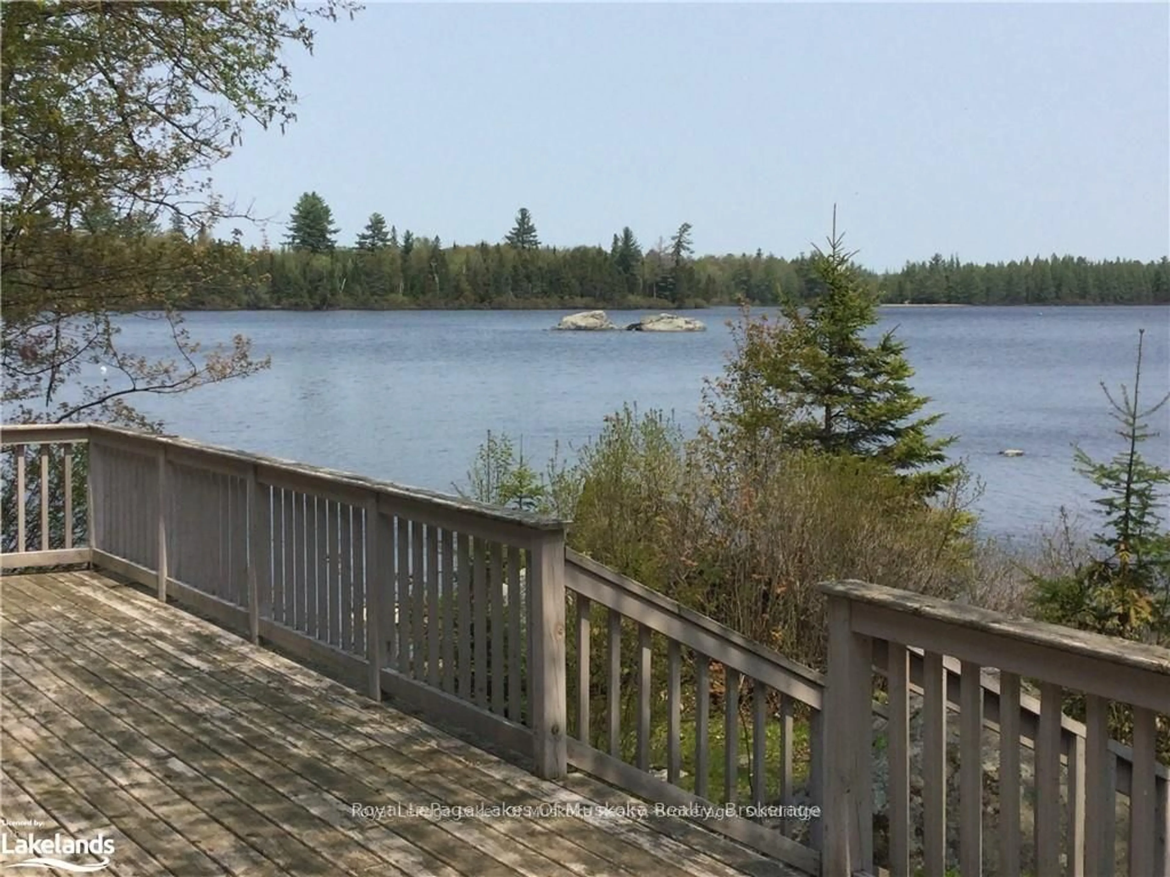 Patio, water/lake/river/ocean view for 507/515 Park Rd, Machar Ontario P0A 1X0