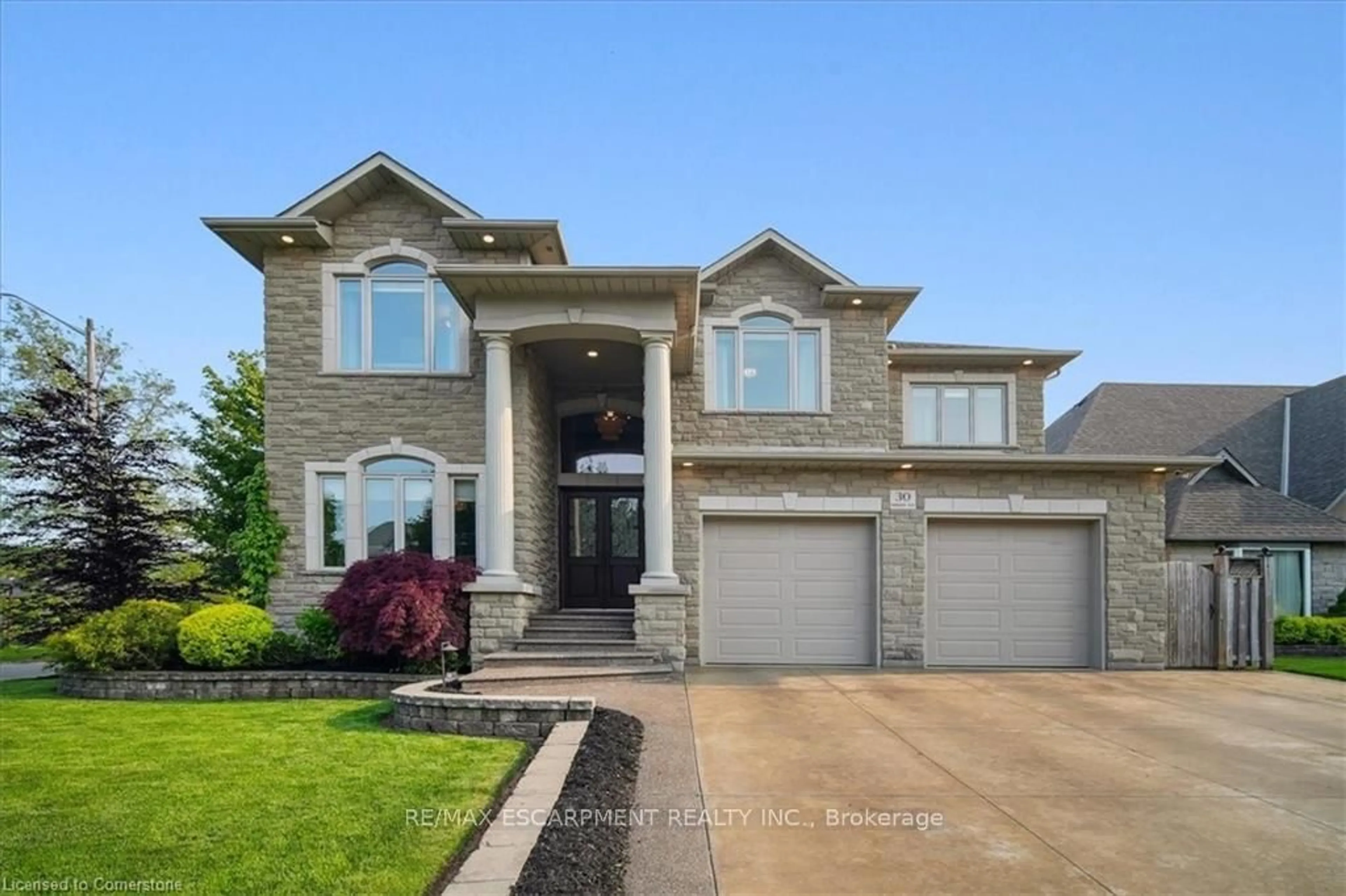 Home with brick exterior material, street for 30 Parkmanor Dr, Hamilton Ontario L8E 5L2