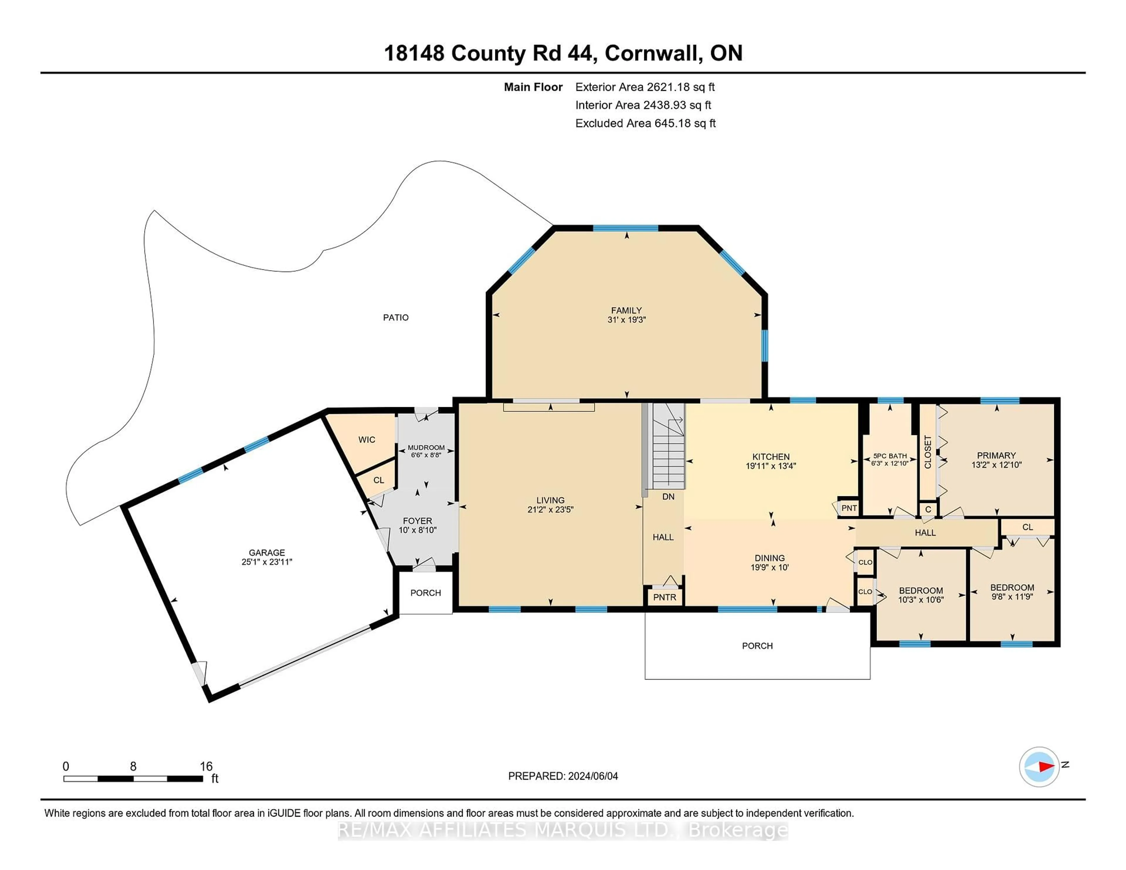 Floor plan for 18148 Headline Rd, South Stormont Ontario K0C 1P0