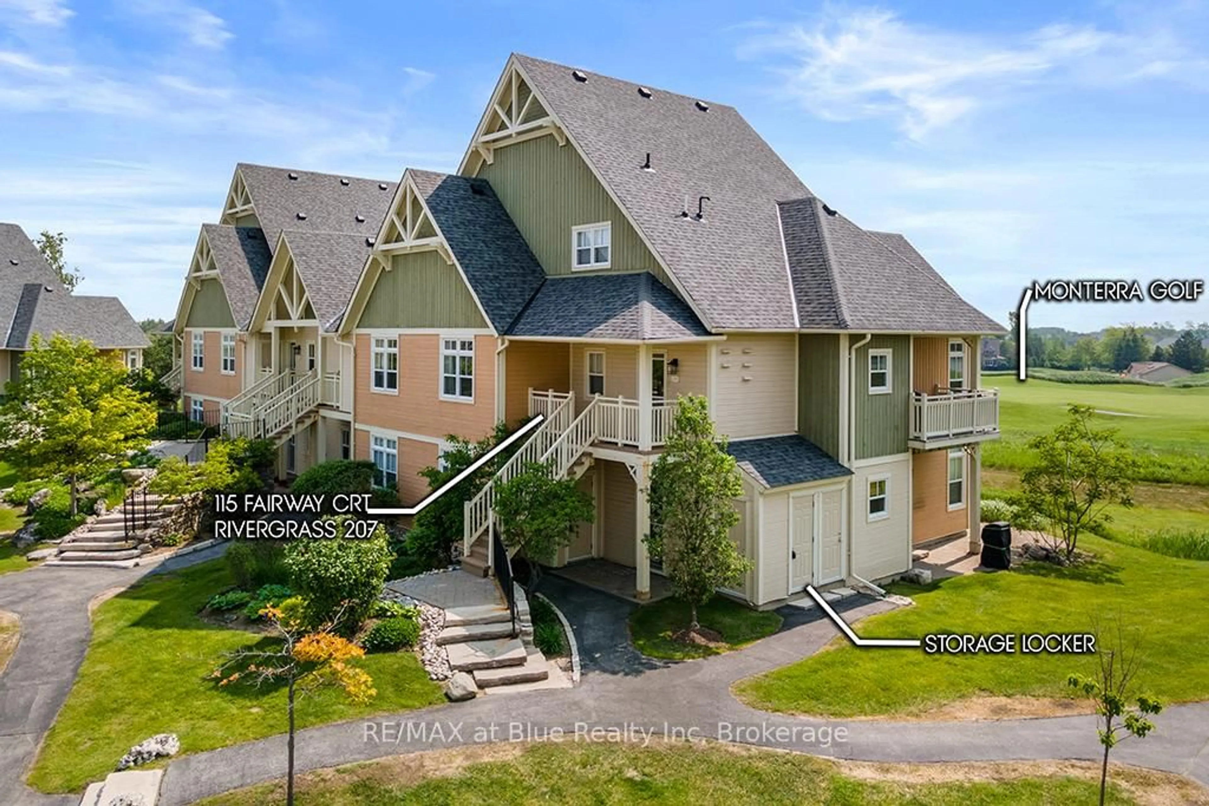 A pic from outside/outdoor area/front of a property/back of a property/a pic from drone, unknown for 115 Fairway Crt #207, Blue Mountains Ontario L9Y 0V1