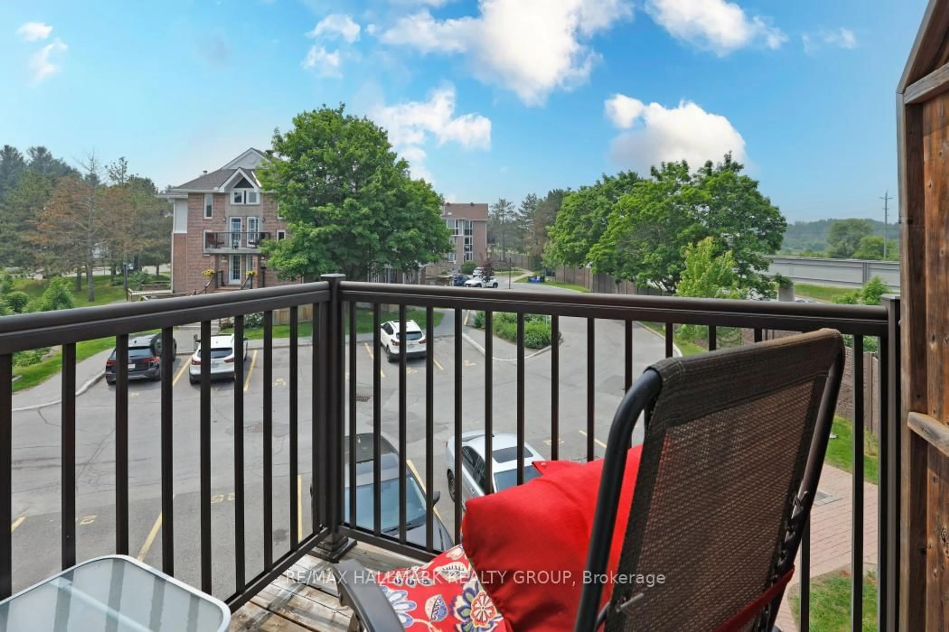 Balcony in the apartment, water/lake/river/ocean view for 3 Stonebank Cres #8, Ottawa Ontario K2H 9M2