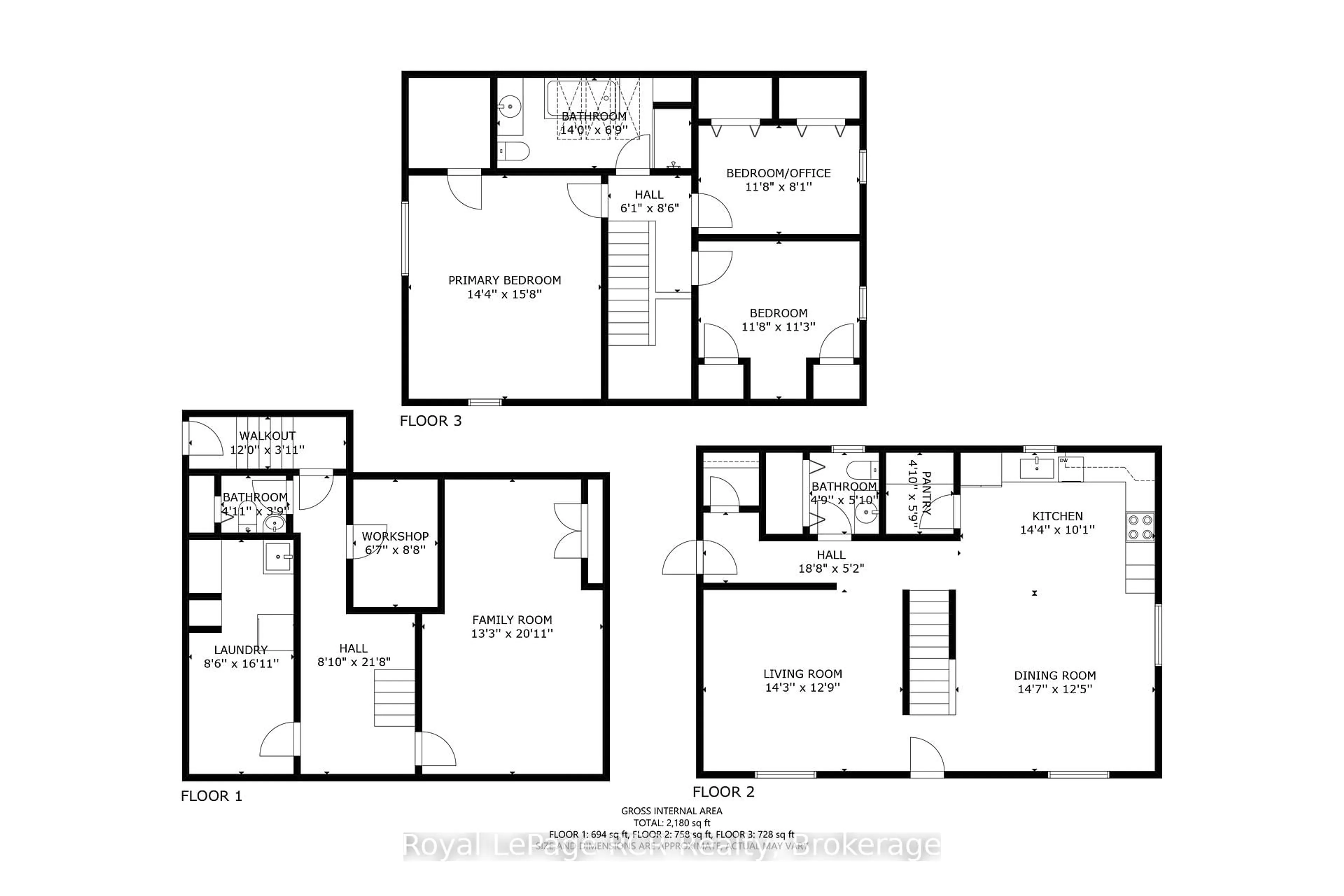 Floor plan for 625 Mallory Beach Rd, South Bruce Peninsula Ontario N0H 2T0
