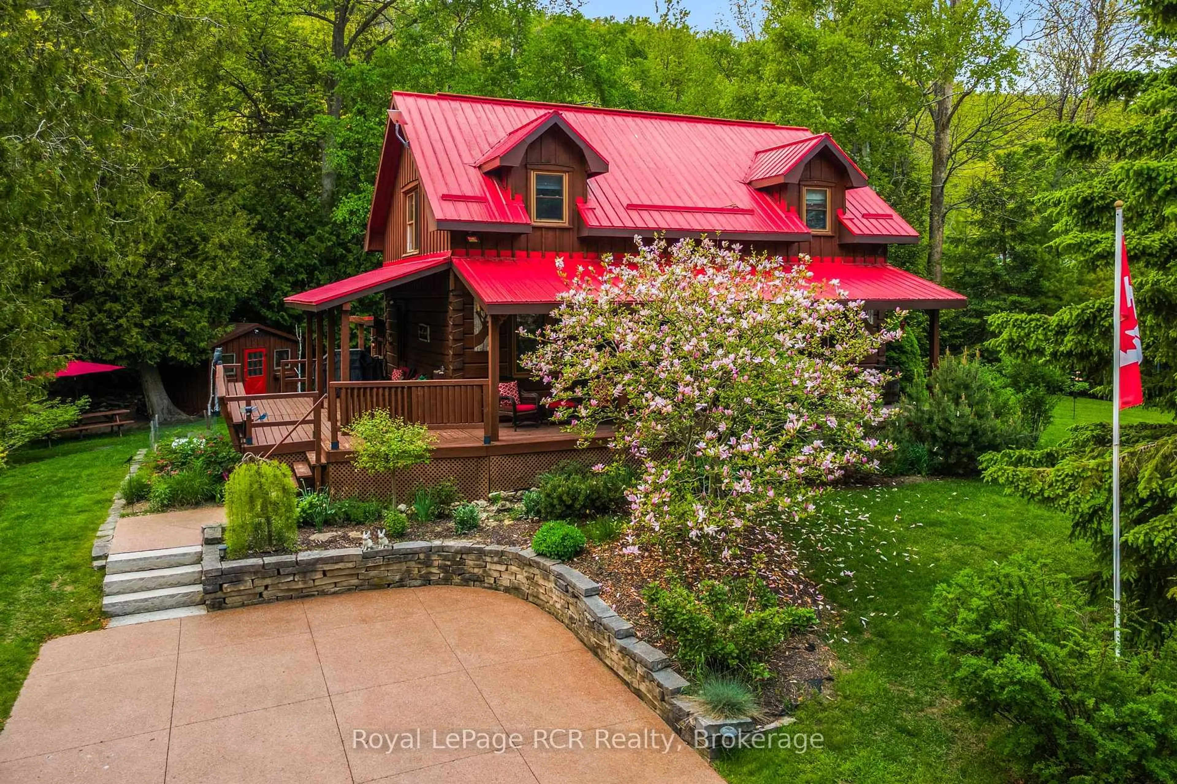 A pic from outside/outdoor area/front of a property/back of a property/a pic from drone, unknown for 625 Mallory Beach Rd, South Bruce Peninsula Ontario N0H 2T0