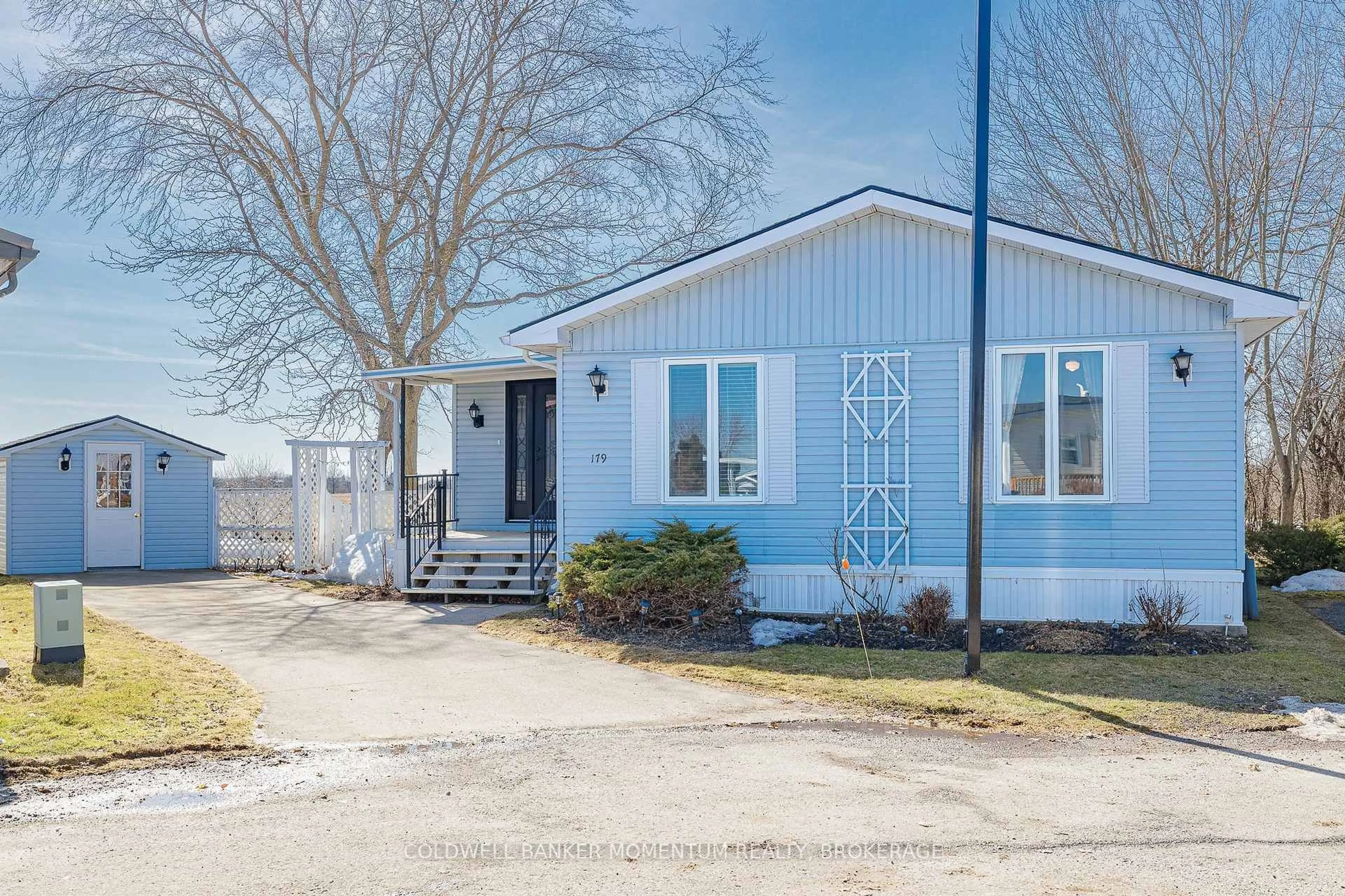 Home with vinyl exterior material, street for 3033 Townline Rd #179, Fort Erie Ontario L0S 1S1