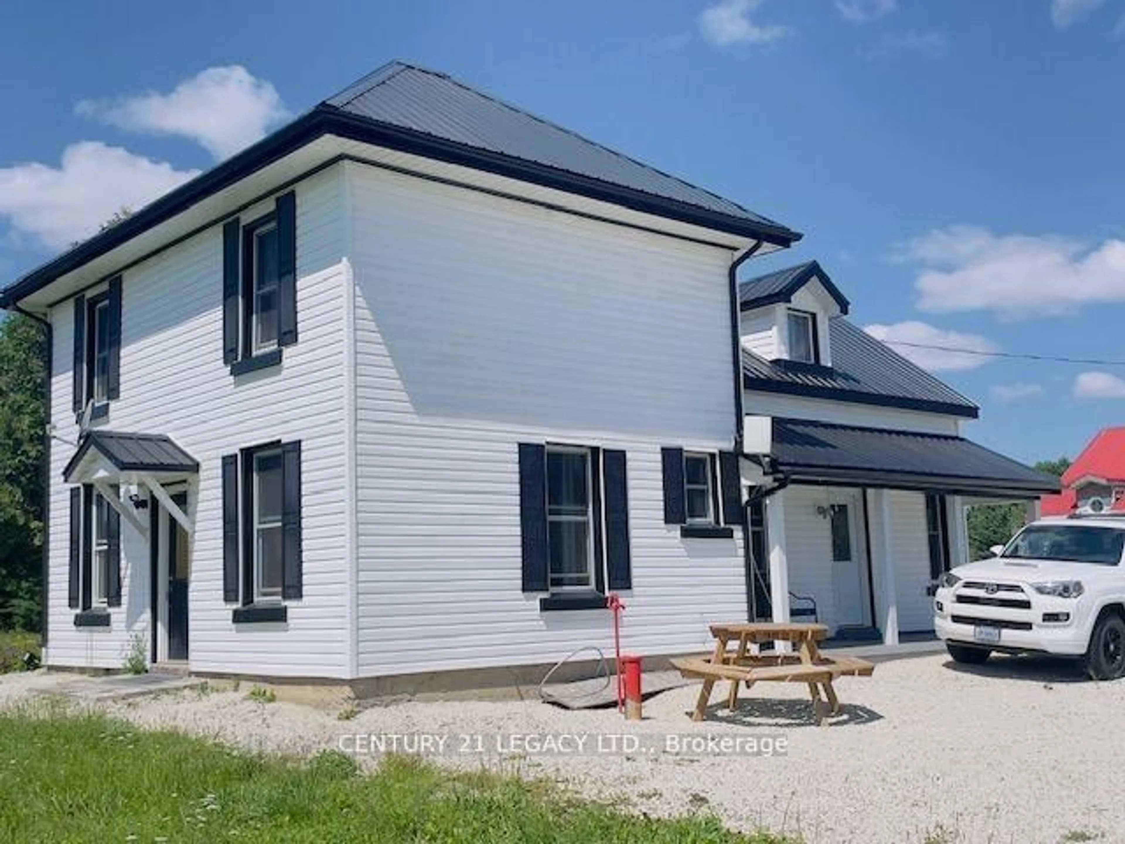 A pic from outside/outdoor area/front of a property/back of a property/a pic from drone, building for 26735 Highway 89 Rd, Southgate Ontario N0C 1B0