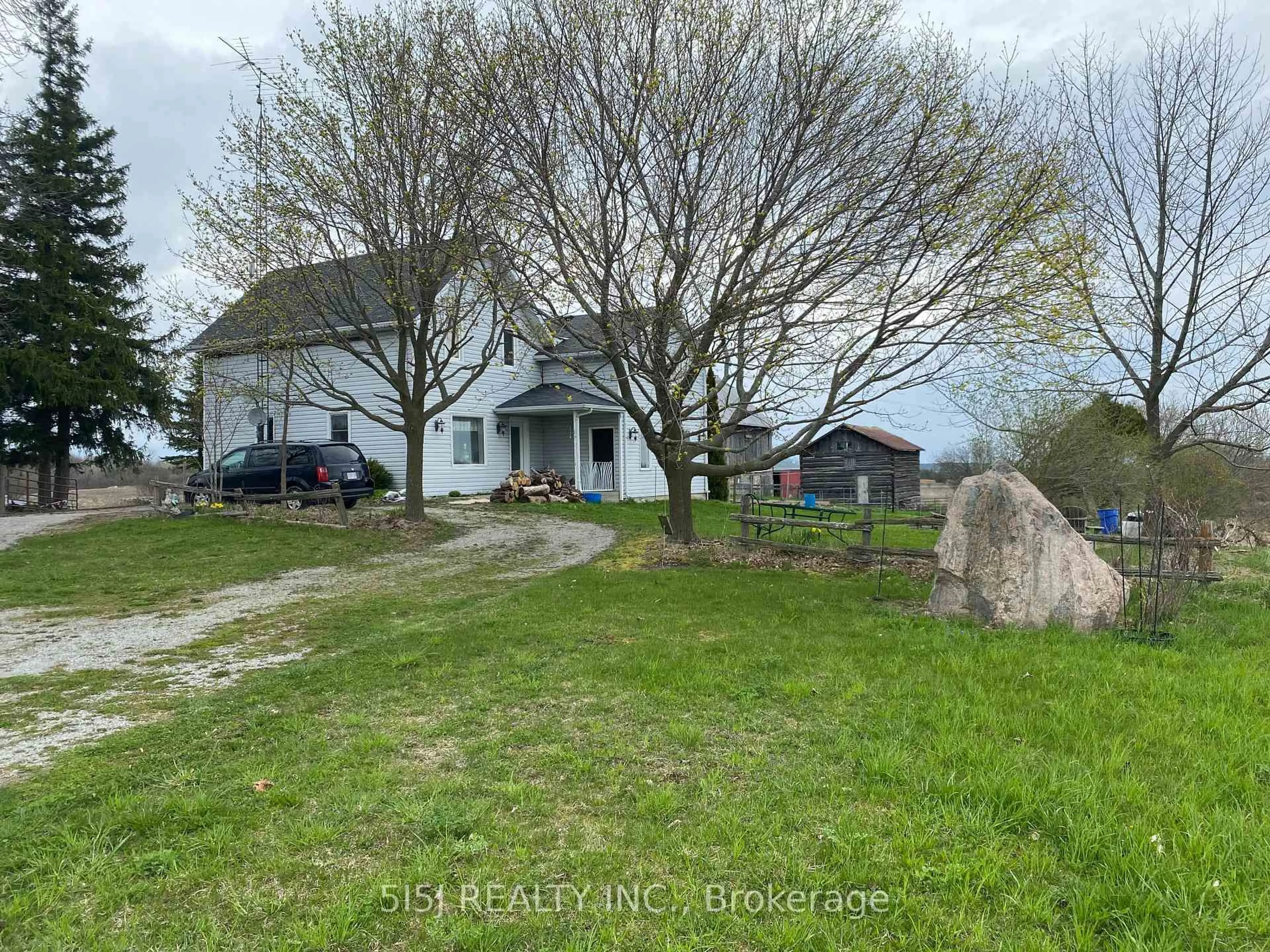 A pic from outside/outdoor area/front of a property/back of a property/a pic from drone, street for 191 Long Beach Rd, Kawartha Lakes Ontario K0M 1G0
