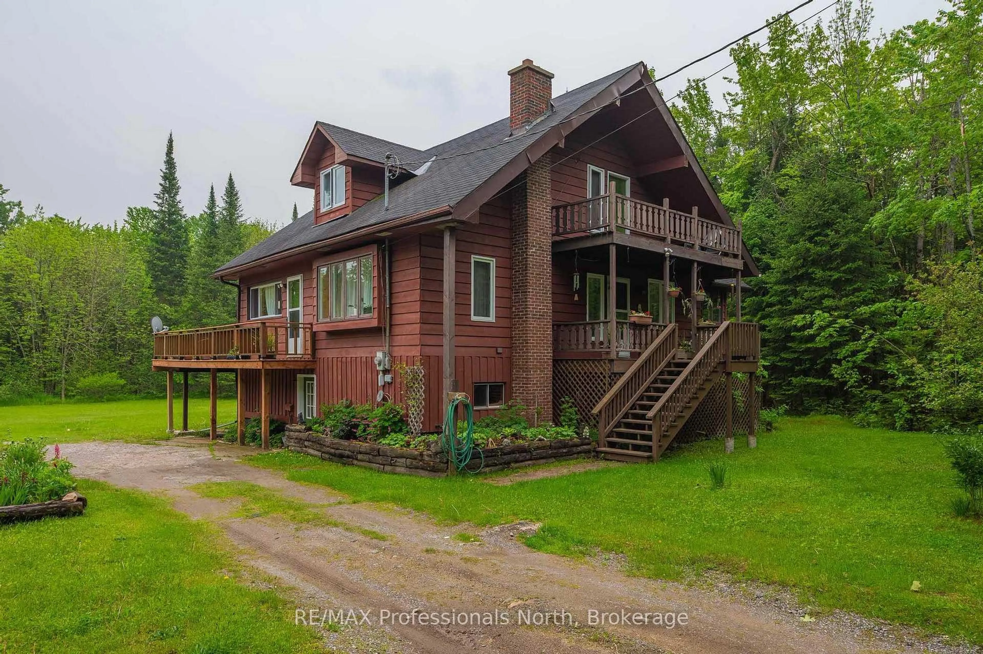 A pic from outside/outdoor area/front of a property/back of a property/a pic from drone, unknown for 1195 Denna Lake Rd, Minden Hills Ontario K0M 2K0
