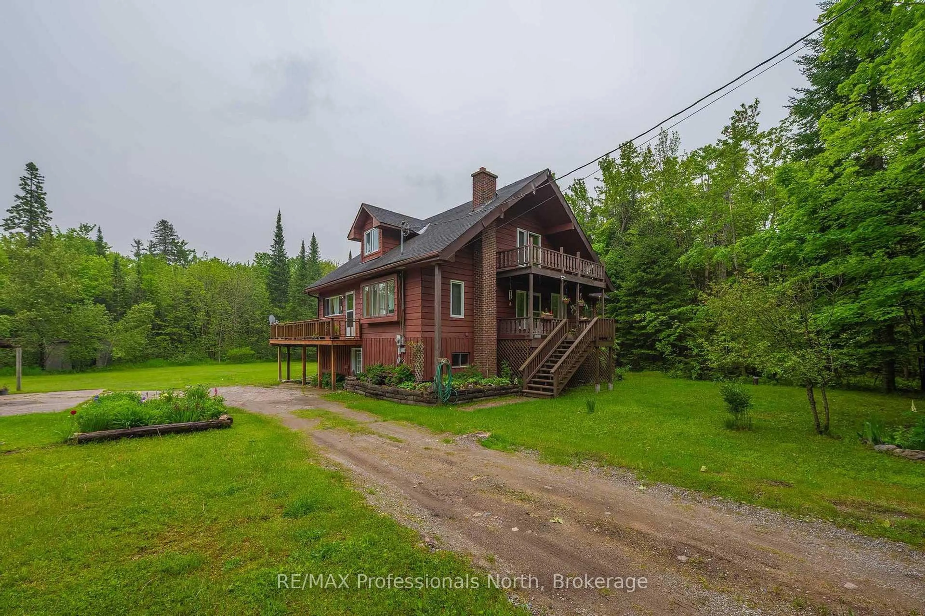 A pic from outside/outdoor area/front of a property/back of a property/a pic from drone, unknown for 1195 Denna Lake Rd, Minden Hills Ontario K0M 2K0
