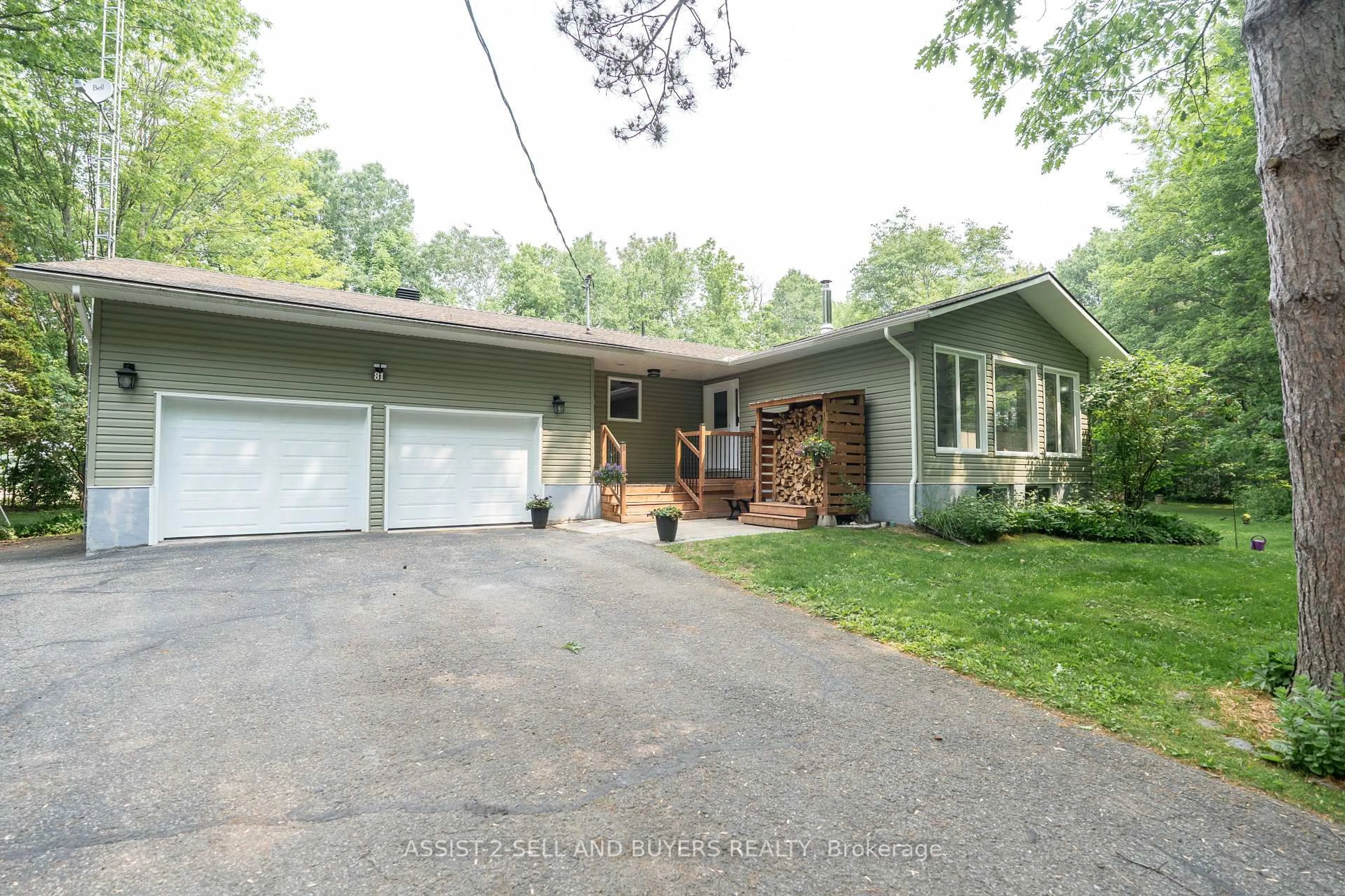 A pic from outside/outdoor area/front of a property/back of a property/a pic from drone, street for 81 Seguinbourg Rd, The Nation Ontario K0A 1M0