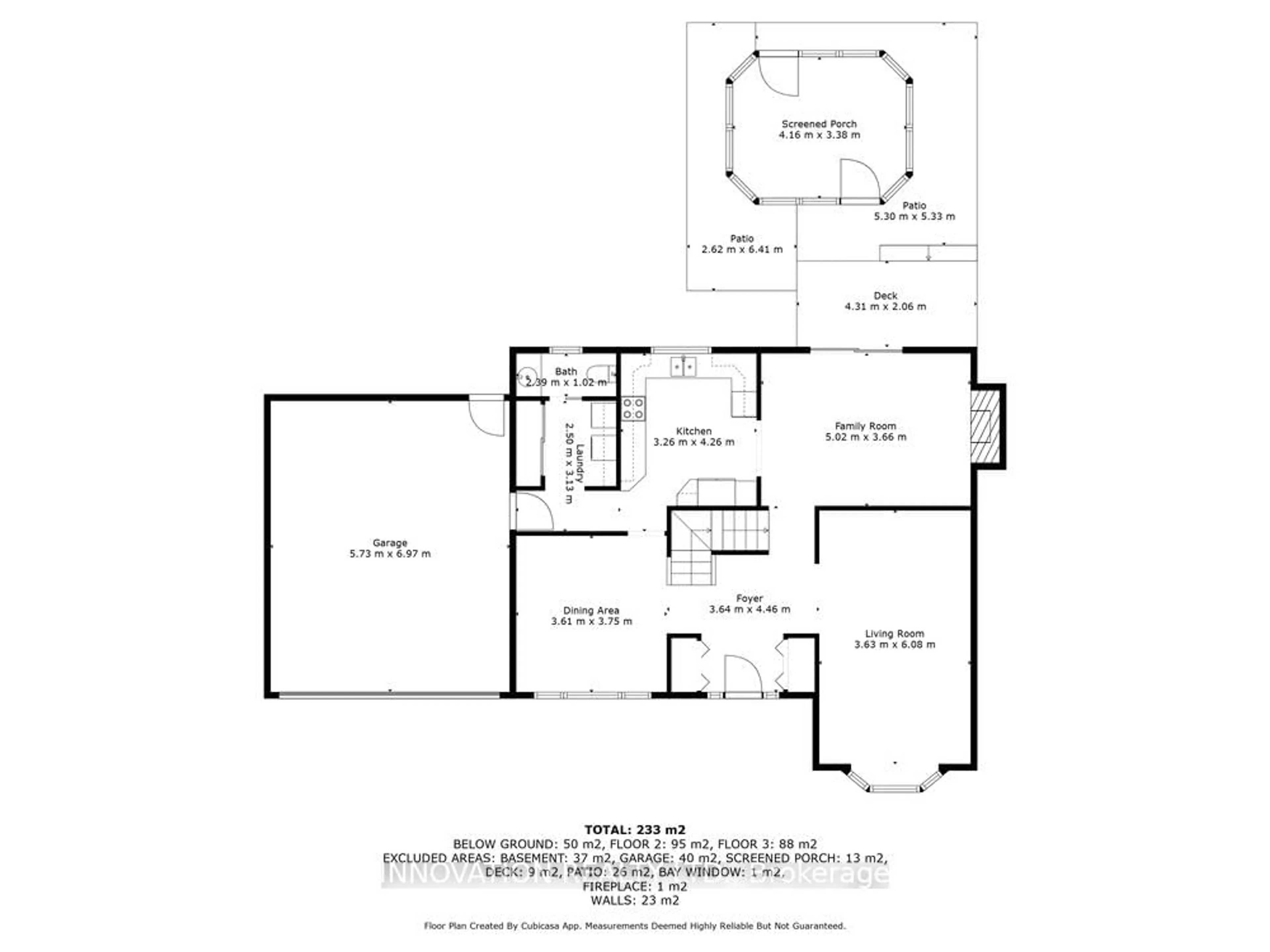 Floor plan for 955 Plante Dr, Ottawa Ontario K1V 9E3