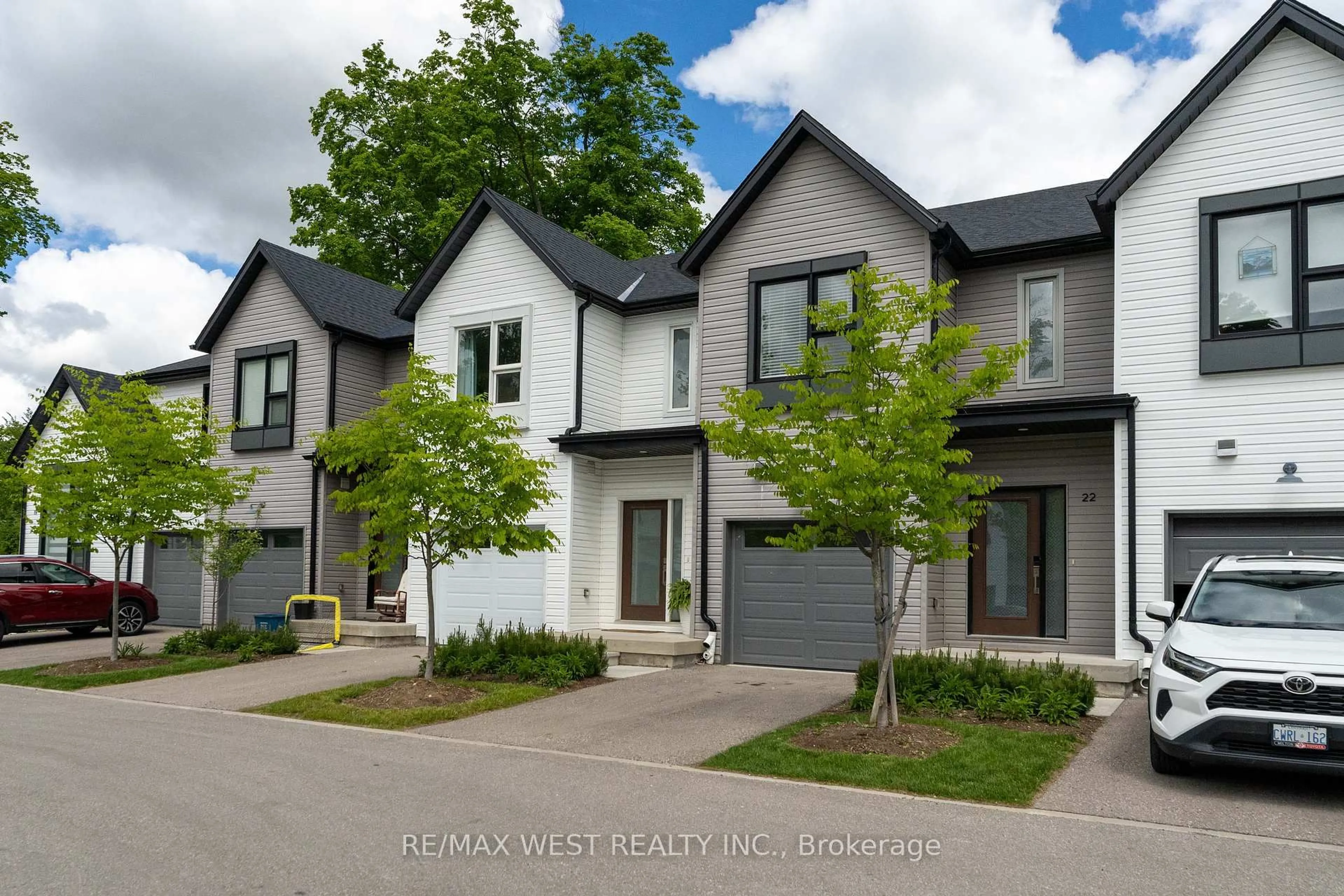 Home with brick exterior material, street for 110 Fergus Ave #22, Kitchener Ontario N2A 0K9
