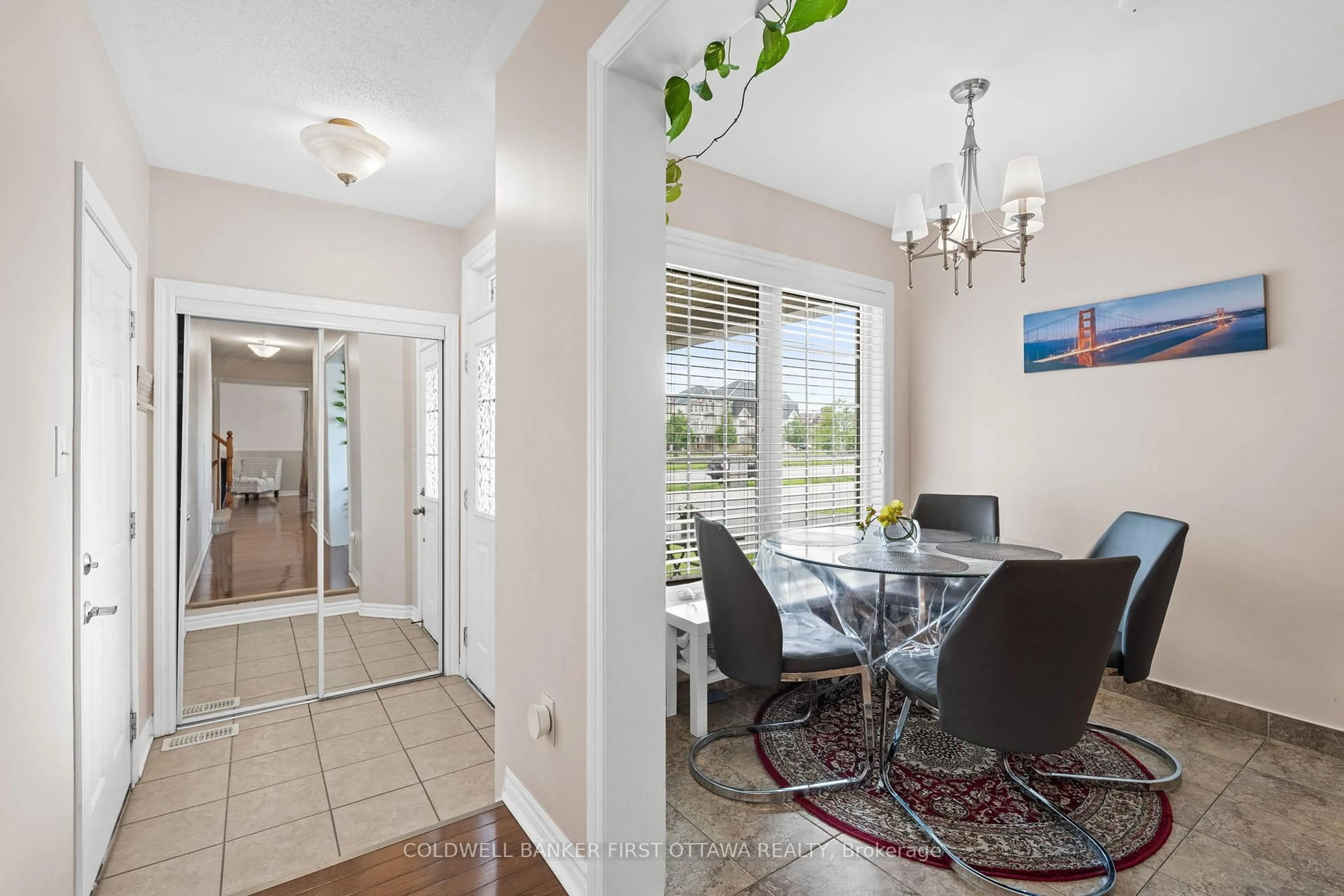 Dining room, ceramic/tile floor for 3627 Cambrian Rd, Ottawa Ontario K2J 0S6