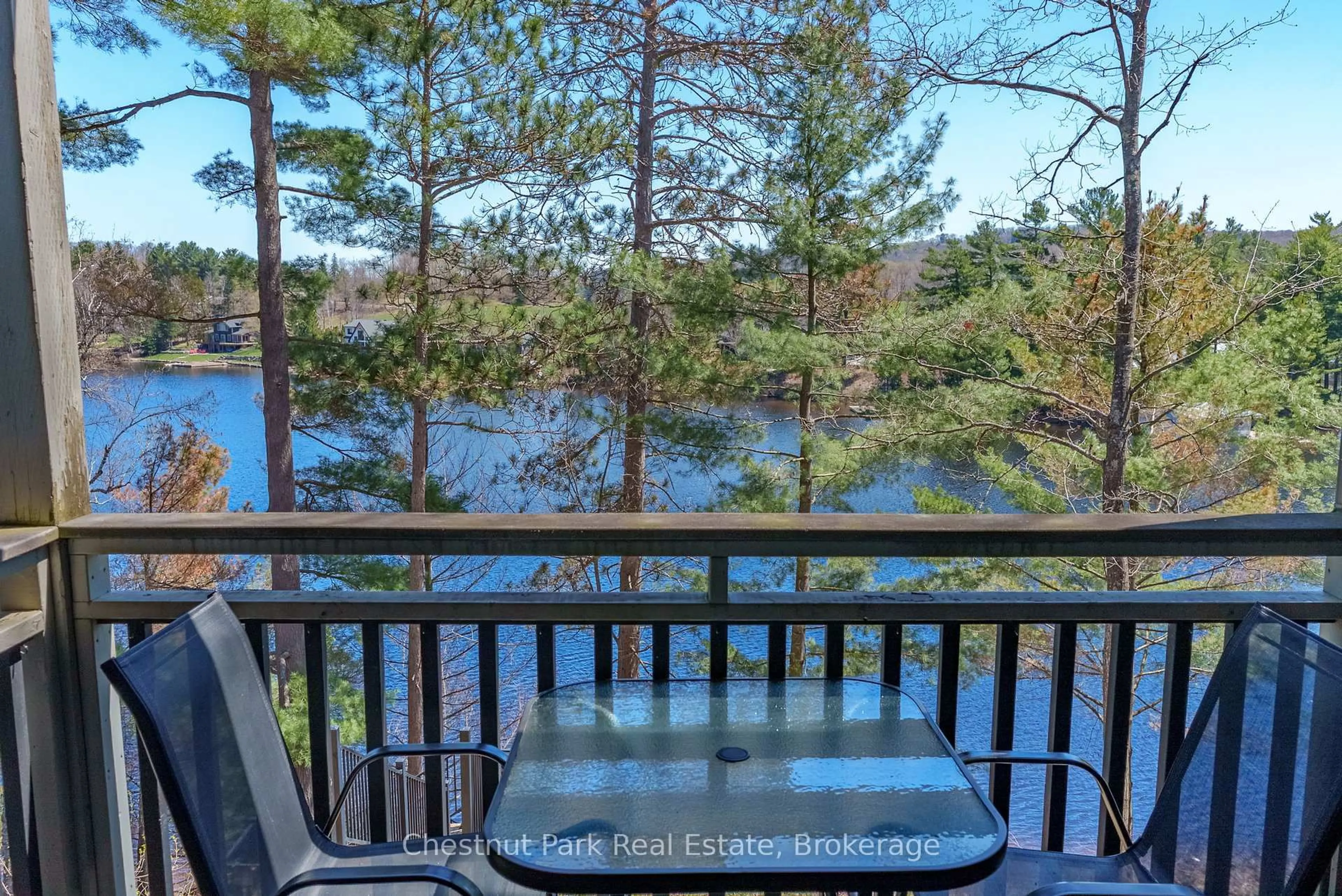 Patio, water/lake/river/ocean view for 5521 Grandview Signature Dr, Huntsville Ontario P1H 2N1