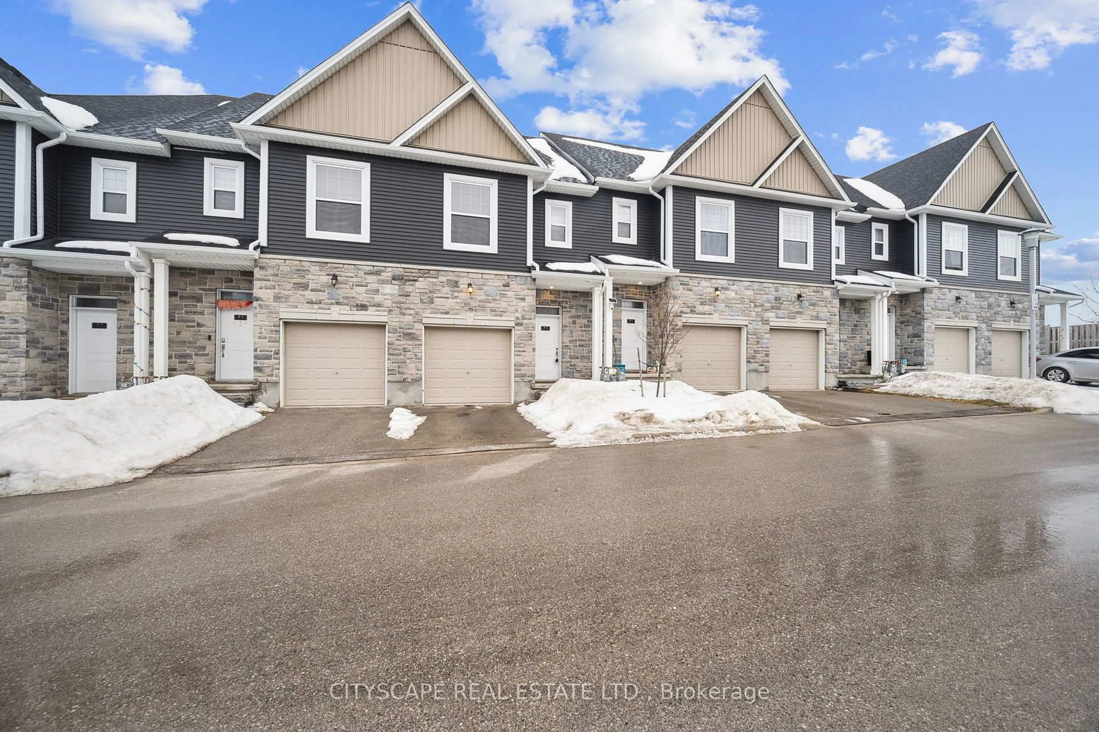 A pic from outside/outdoor area/front of a property/back of a property/a pic from drone, street for 439 Athlone Ave #B3, Woodstock Ontario N4V 0C8