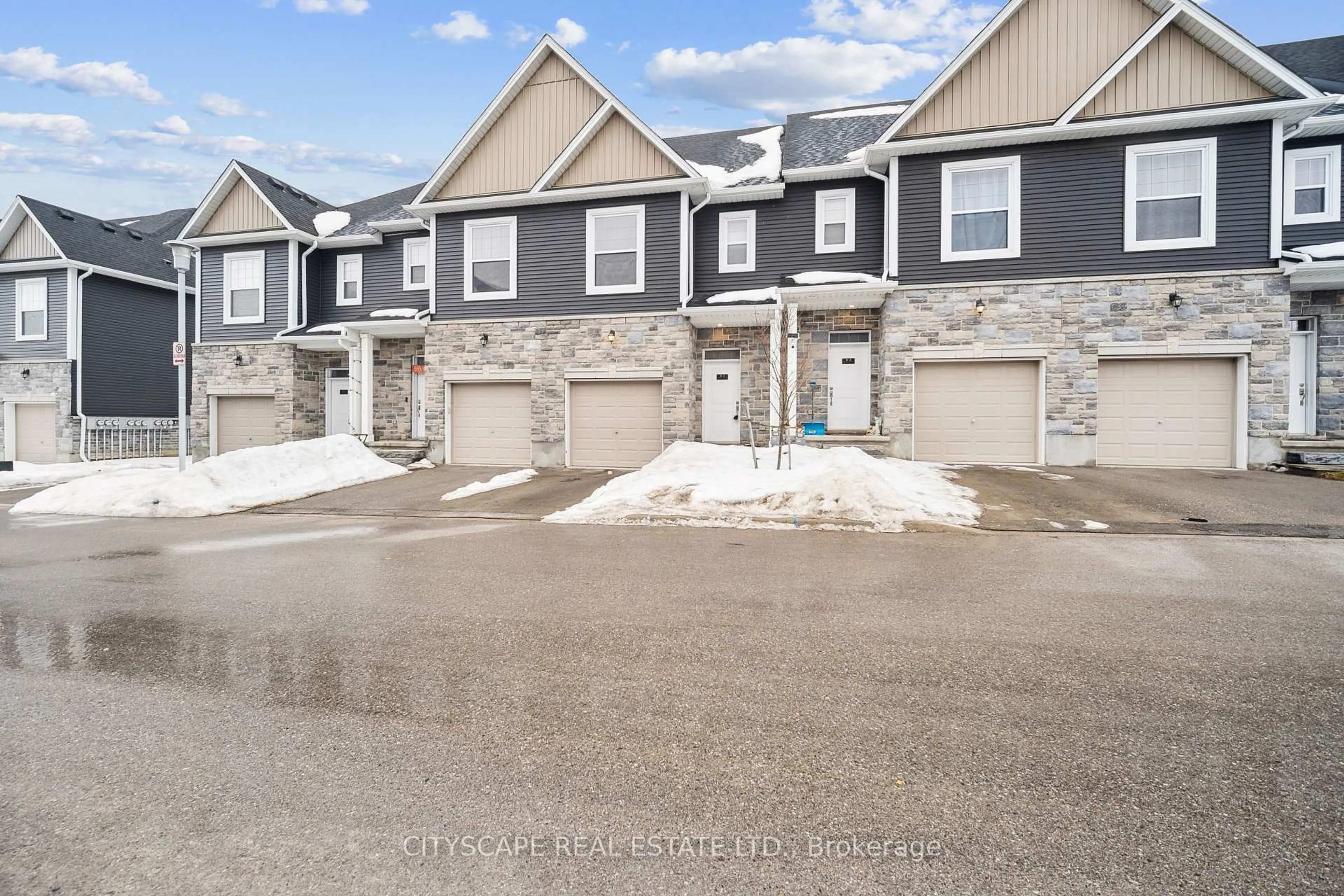 A pic from outside/outdoor area/front of a property/back of a property/a pic from drone, street for 439 Athlone Ave #B3, Woodstock Ontario N4V 0C8