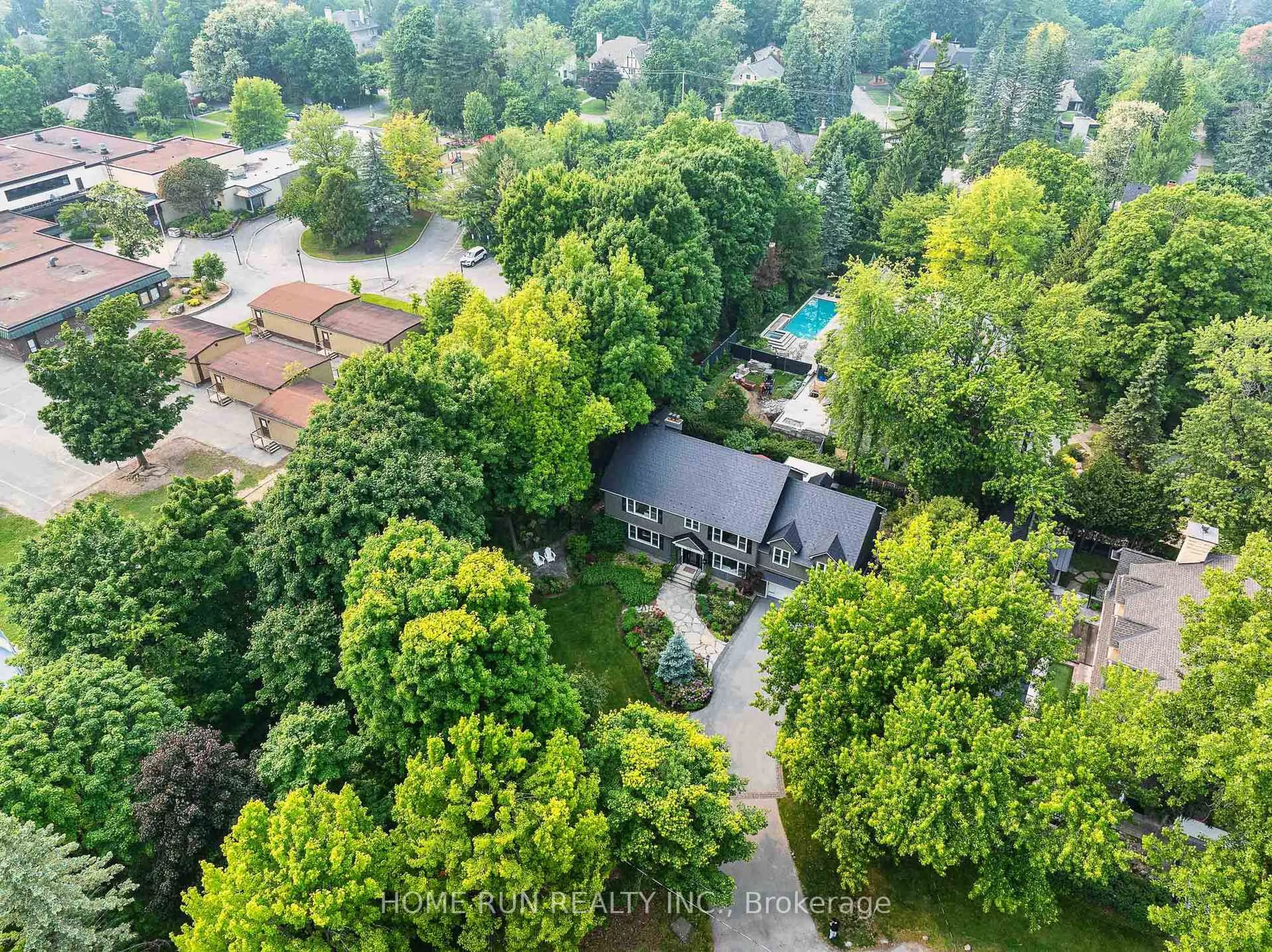 A pic from outside/outdoor area/front of a property/back of a property/a pic from drone, forest/trees view for 275 BUCHAN Rd, Ottawa Ontario K1M 0W4