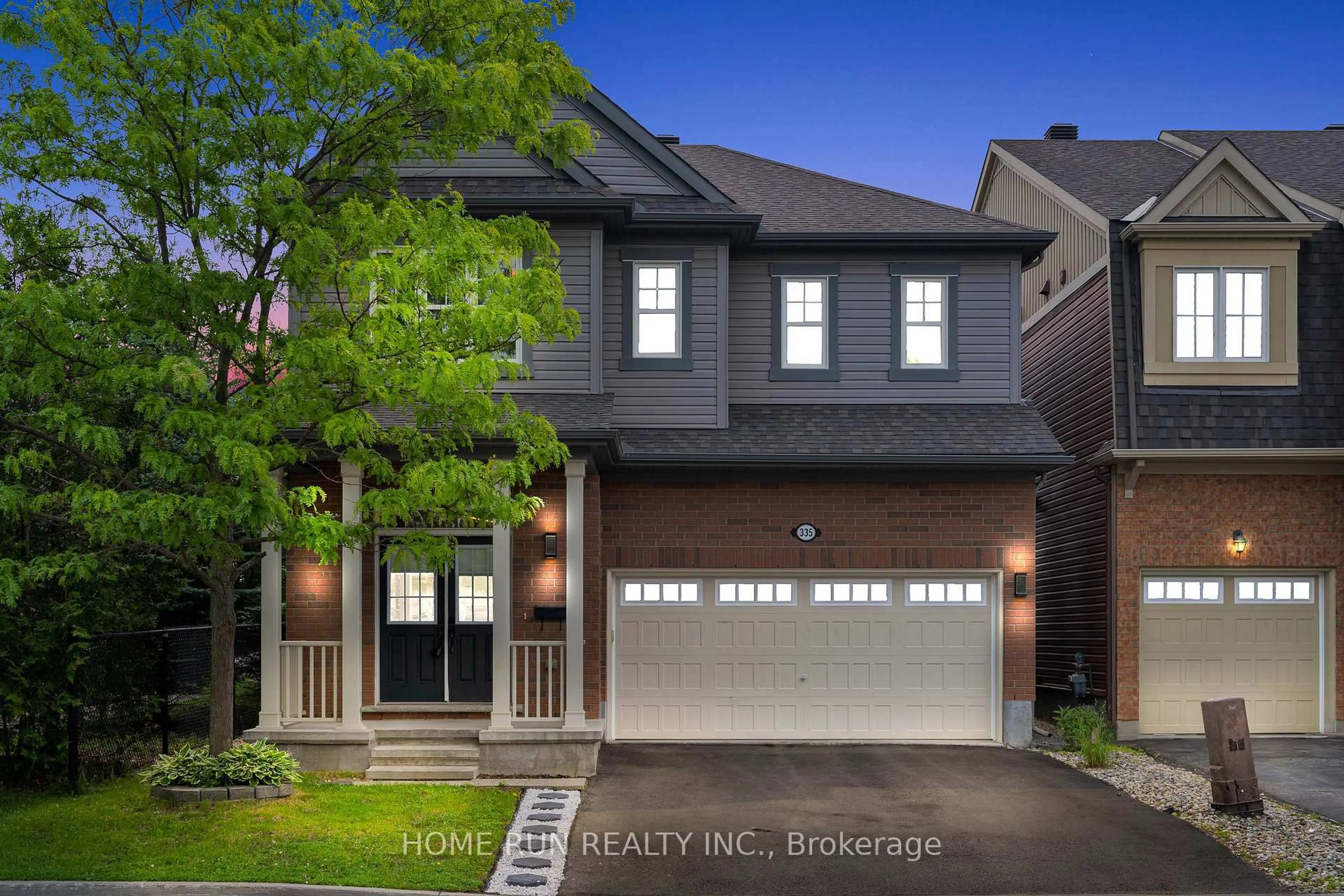 Home with brick exterior material, street for 335 Gallantry Way, Ottawa Ontario K2S 0P6