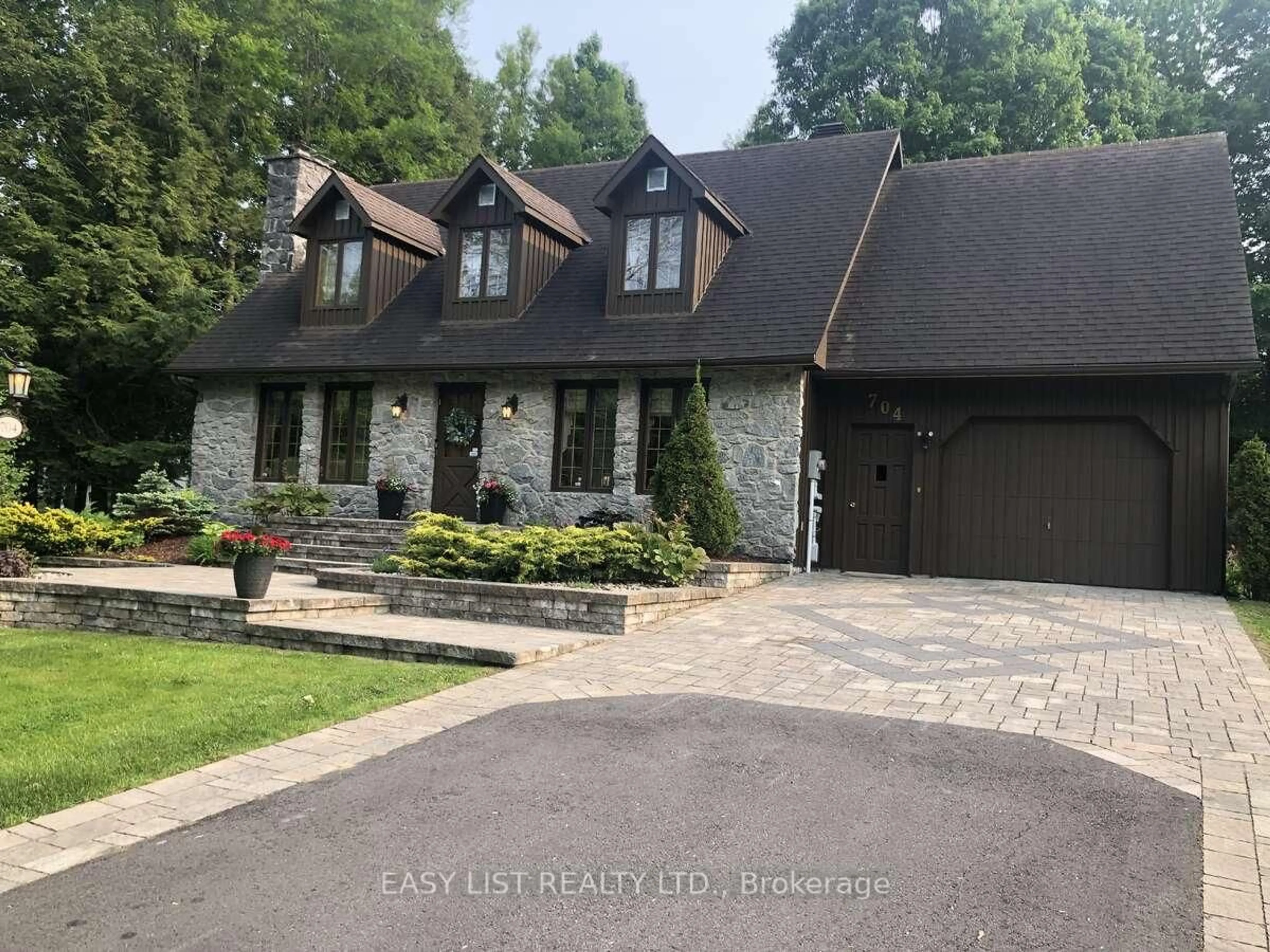 Home with brick exterior material, street for 704 Pattee Rd, Champlain Ontario K6A 2R2