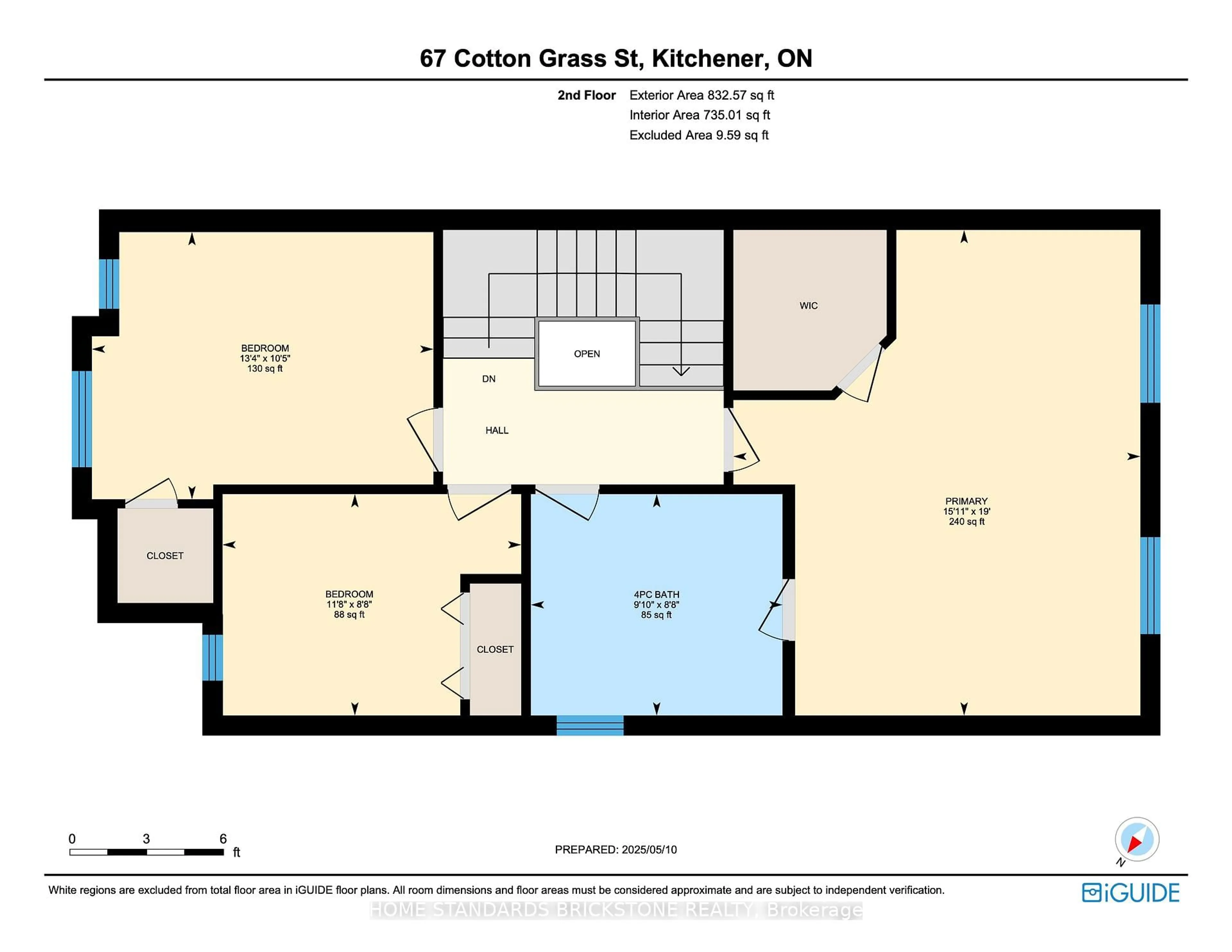 Floor plan for 67 Cotton Grass St, Kitchener Ontario N2E 3T7